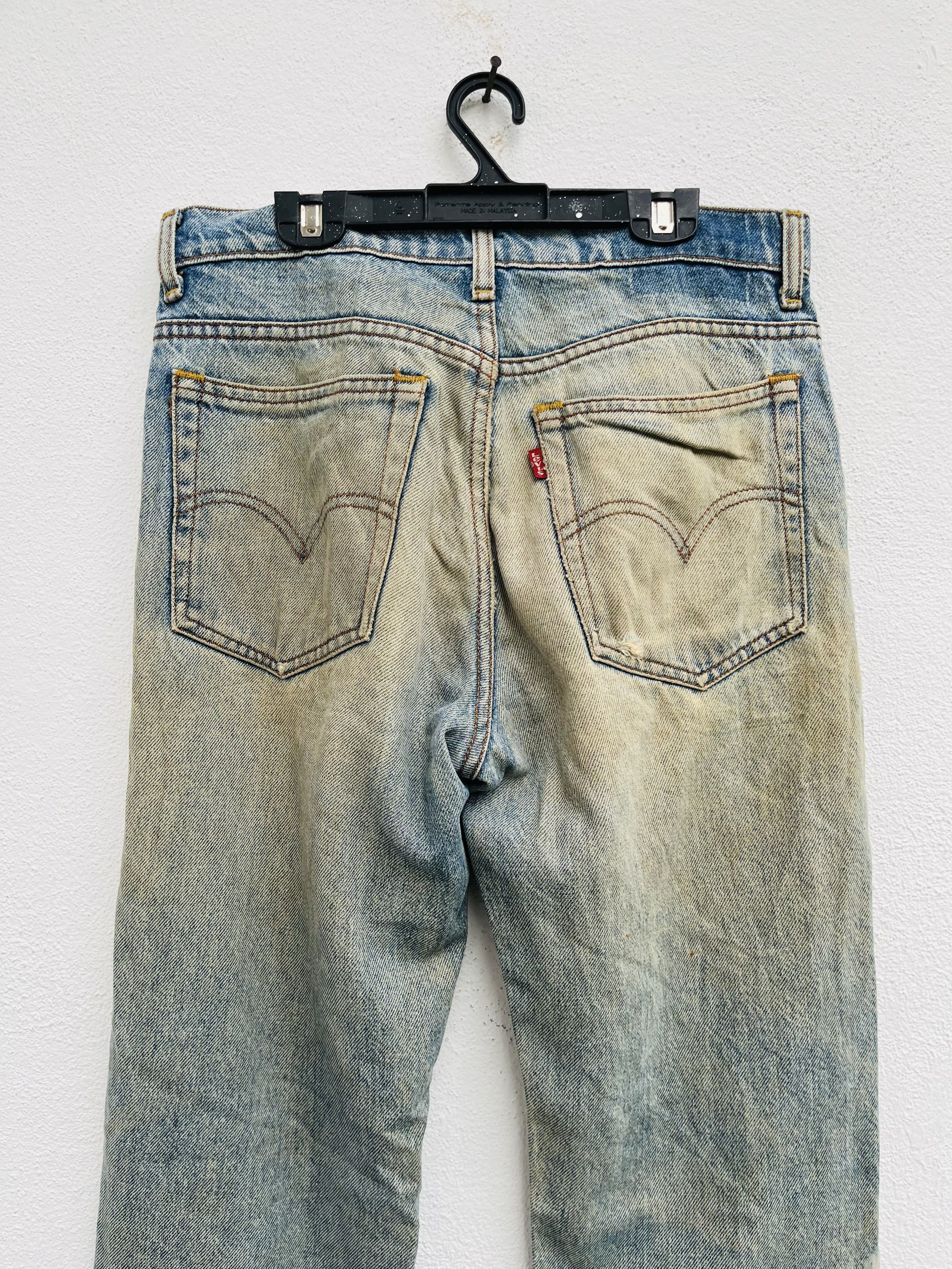 Japanese Brand × Levi's Vintage Clothing Vintage 90s Levis Distressed Nirvana Fashion Style Size US 30 / EU 46 - 10 Thumbnail