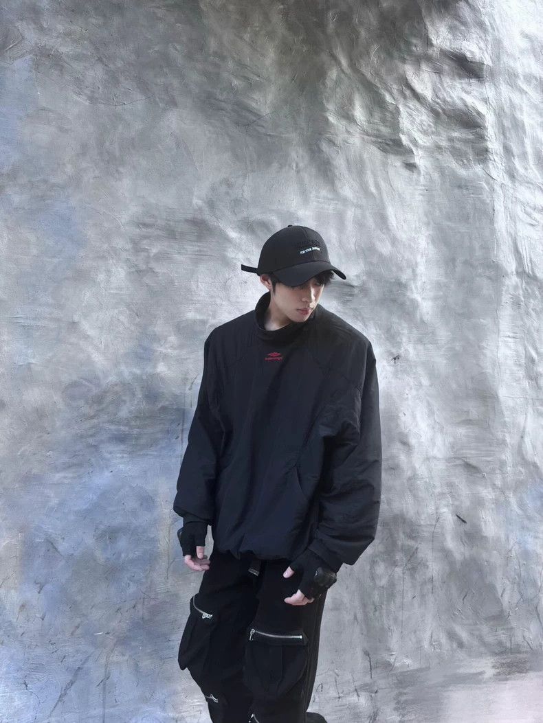 Balenciaga Balenciaga 3B Small Logo Hooded Zip-Up Windbreaker Size US M / EU 48-50 / 2 - 7 Thumbnail
