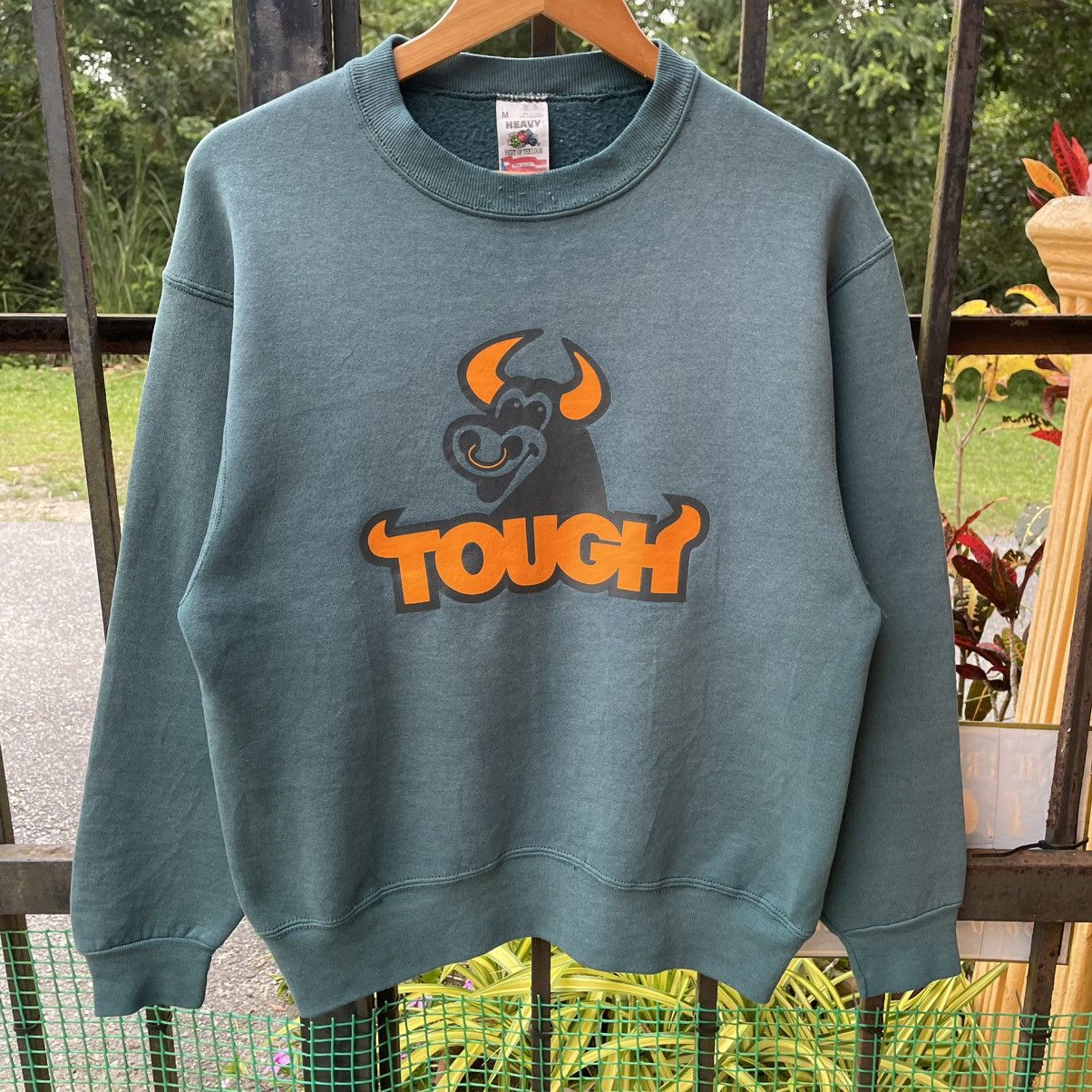 Welcome Skateboards 🔥Vintage 90s Tough Skateboard Big Logo Sun Faded Sweatshirts Size US S / EU 44-46 / 1 - 5 Thumbnail