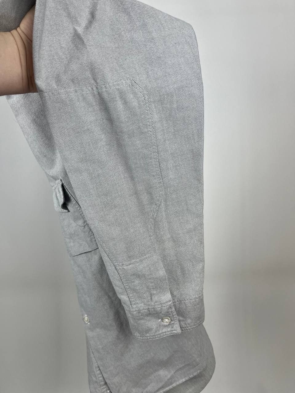 Garbstore Garbstore Mens Oxford Grey Pocket Shirt Size XL (0553) Size US XL / EU 56 / 4 - 6 Thumbnail