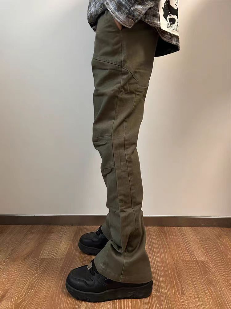 Japanese Brand × Vintage Side-zipper pleated lumberjack style work pants Size US 32 / EU 48 - 2 Thumbnail