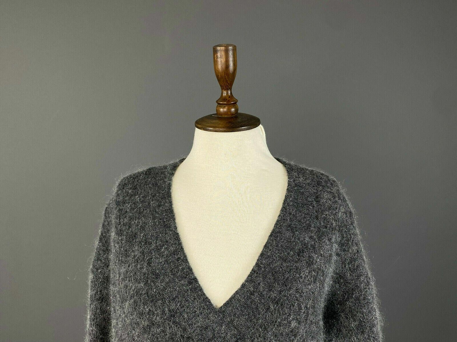 Gianni Valentino Ladies Ganni Grey V-Neck Mohair Wool Sweater Size XS Size XS / US 0-2 / IT 36-38 - 2 Thumbnail
