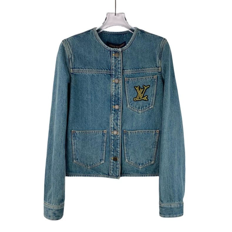 Louis Vuitton Nautical 25 Blue logo embroidered cotton sin