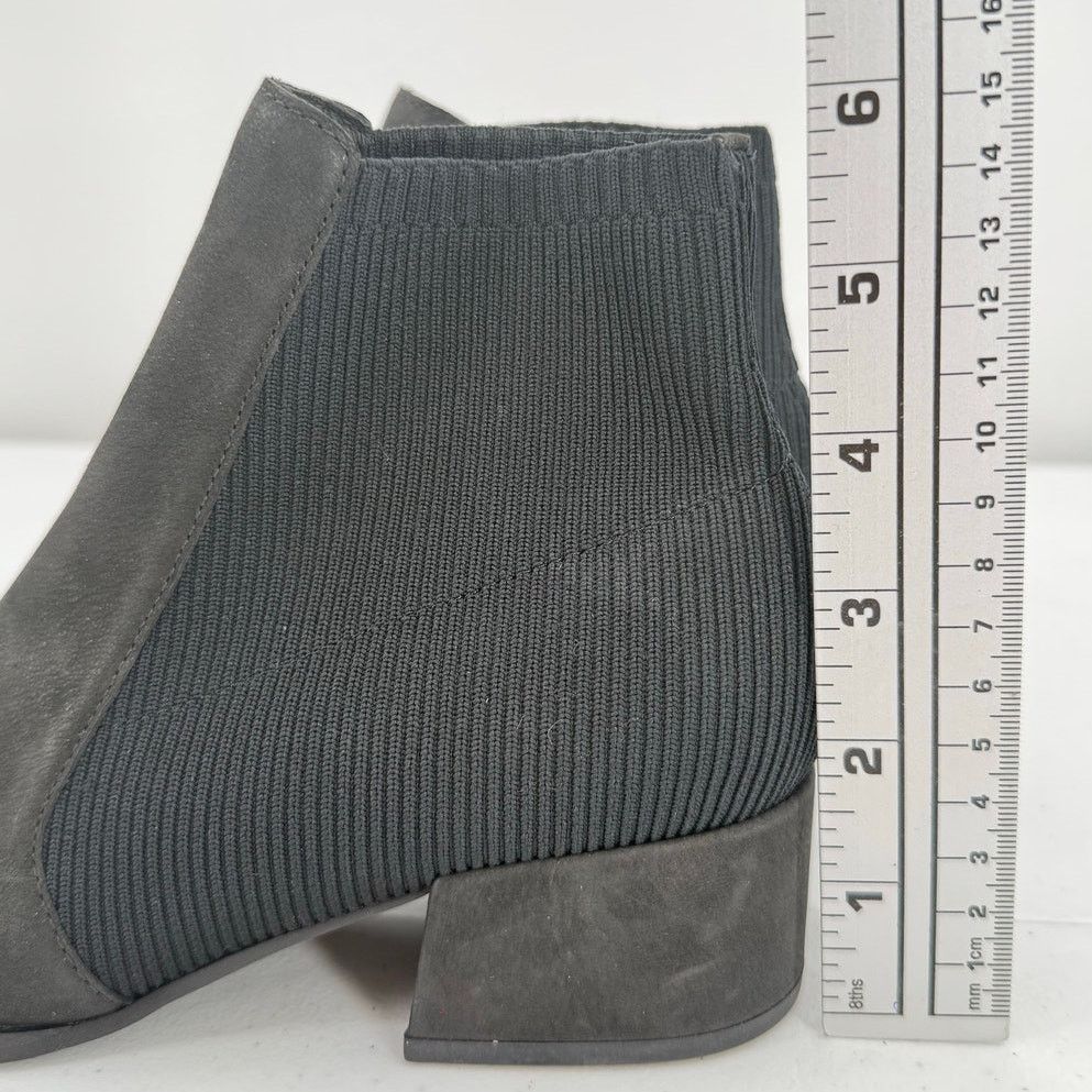 Eileen Fisher NEW Eileen Fisher Women's Black/Smoke Aesop Knit Bootie Size US 6 / IT 36 - 7 Thumbnail