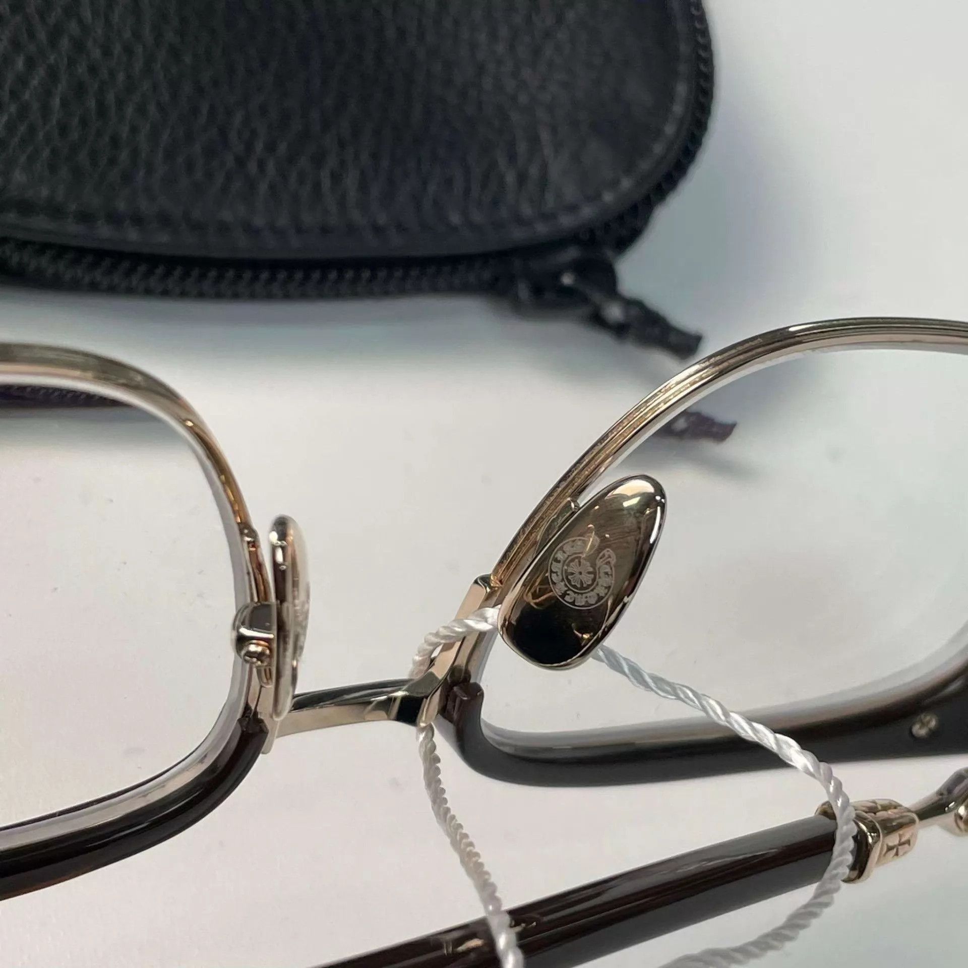 Chrome Hearts Black Frame Eyeglasses with Case Size ONE SIZE - 8 Thumbnail