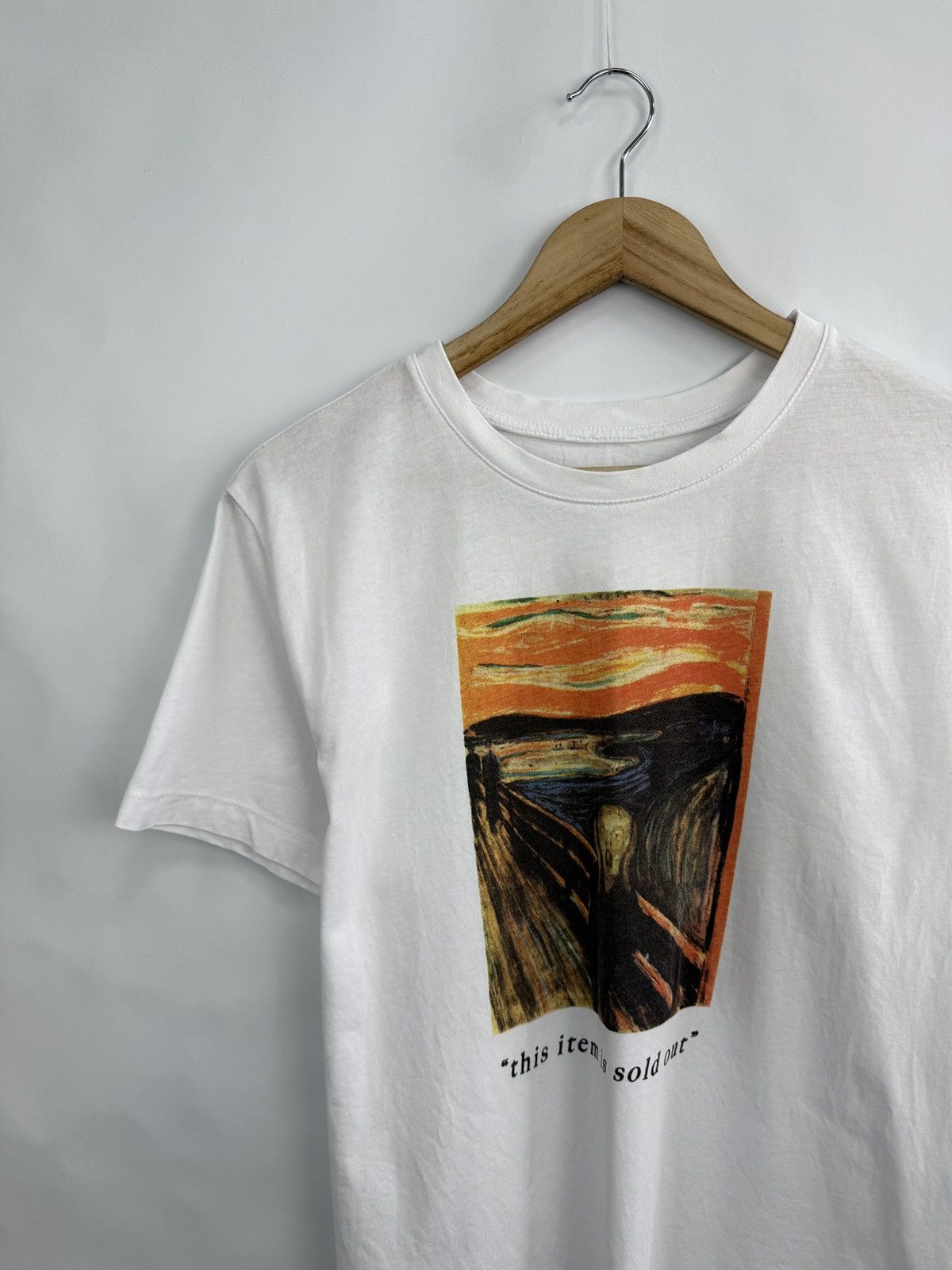 Designer Vintage Y2K Edvard Munch The Scream Art T-Shirt Rare Retro Size US M / EU 48-50 / 2 - 2 Thumbnail