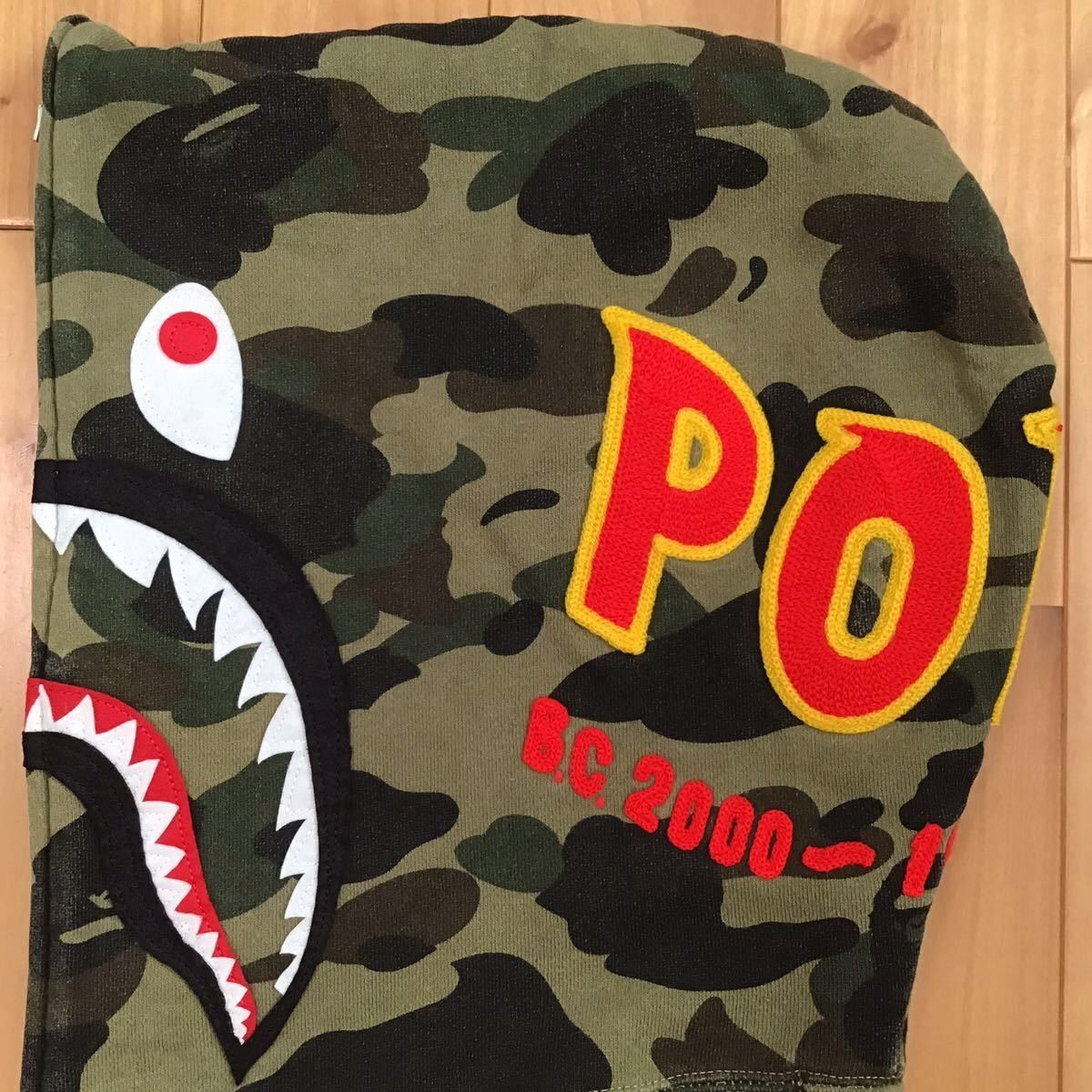 Bape BAPE 1st camo green shark full zip hoodie a bathing ape Size US M / EU 48-50 / 2 - 5 Thumbnail