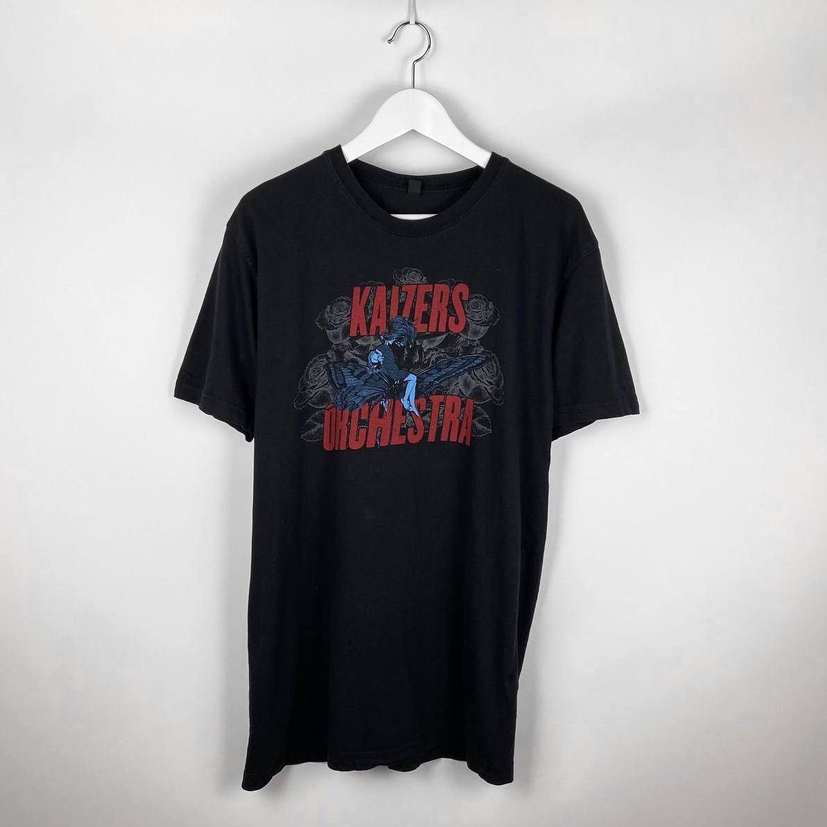Band Tees Vintage 00s Kaizers Orchestra Germany butterfly music tee og Size US L / EU 52-54 / 3 - 1 Thumbnail