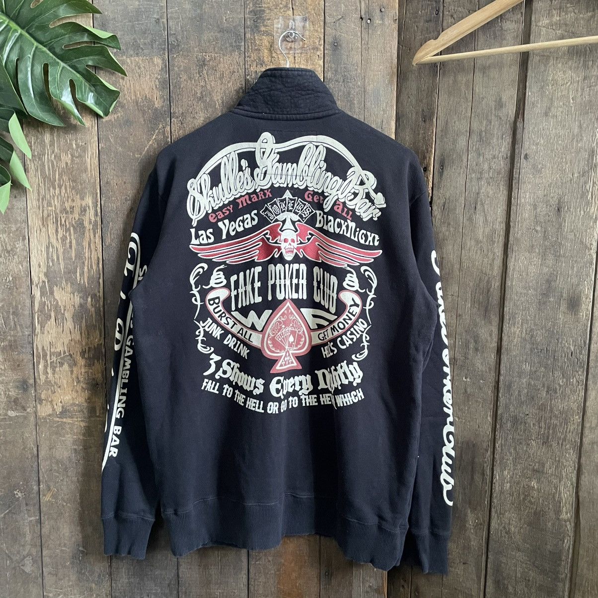 Vintage Vintag Bike Athletic Fake Porker Club Jacket Size US XL / EU 56 / 4 - 2 Thumbnail