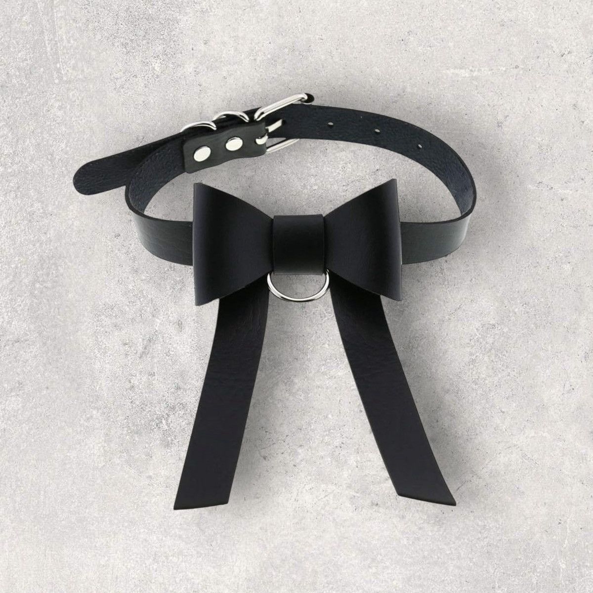 Other Bow PU Leather Choker Size ONE SIZE - 1 Thumbnail