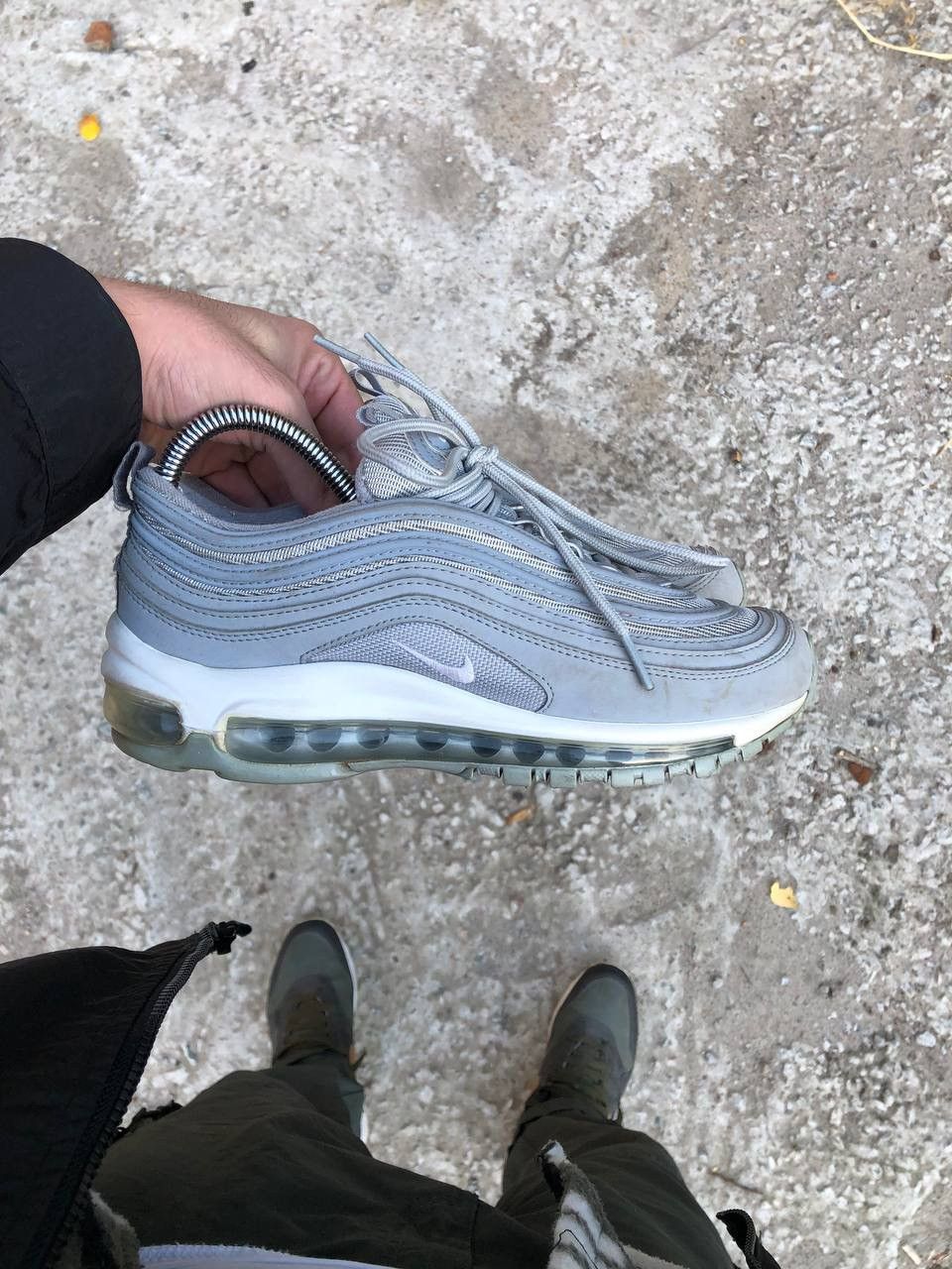 Nike × Vintage VERY RARE NIKE AIR MAX 97 SILVER JAPAN STYLE DESIGNER Y2K Size US 8 / IT 38 - 9 Thumbnail