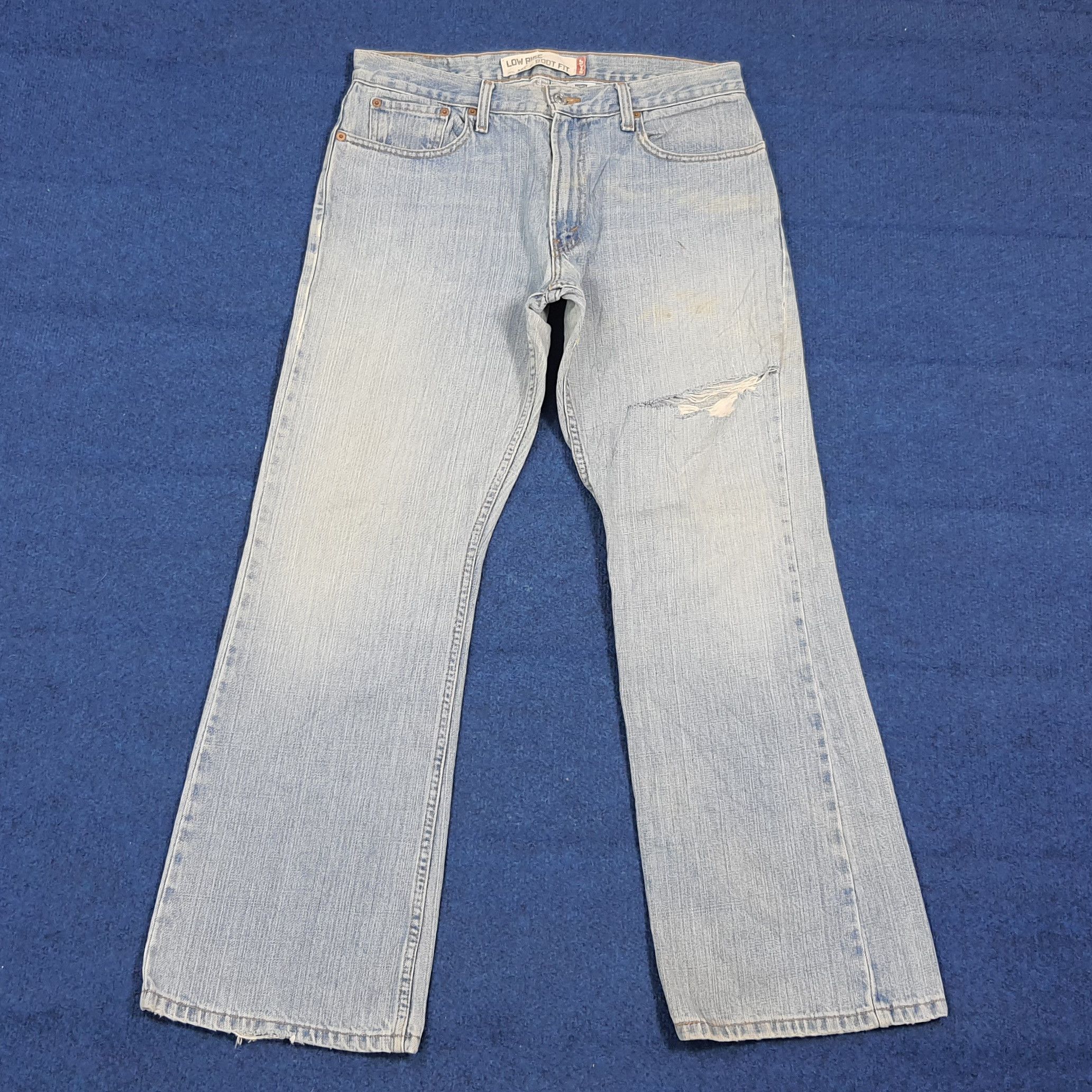 Levi's Vintage Levi's 527 Denim Low Rise Boot Fit Jeans C280N14 Size US 33 - 1 Thumbnail