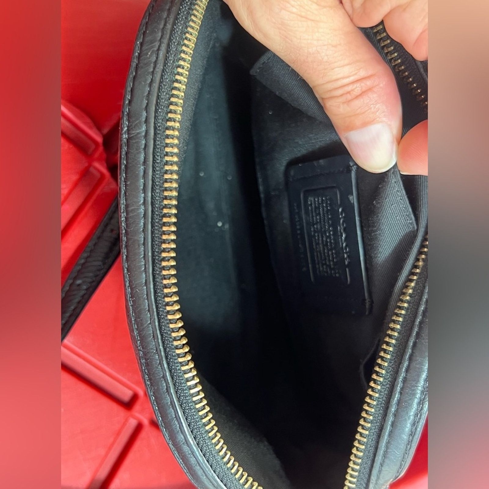 Coach COACH #F76673 Pebbled Leather Dome Crossbody - Retail $298 Size ONE SIZE - 8 Thumbnail