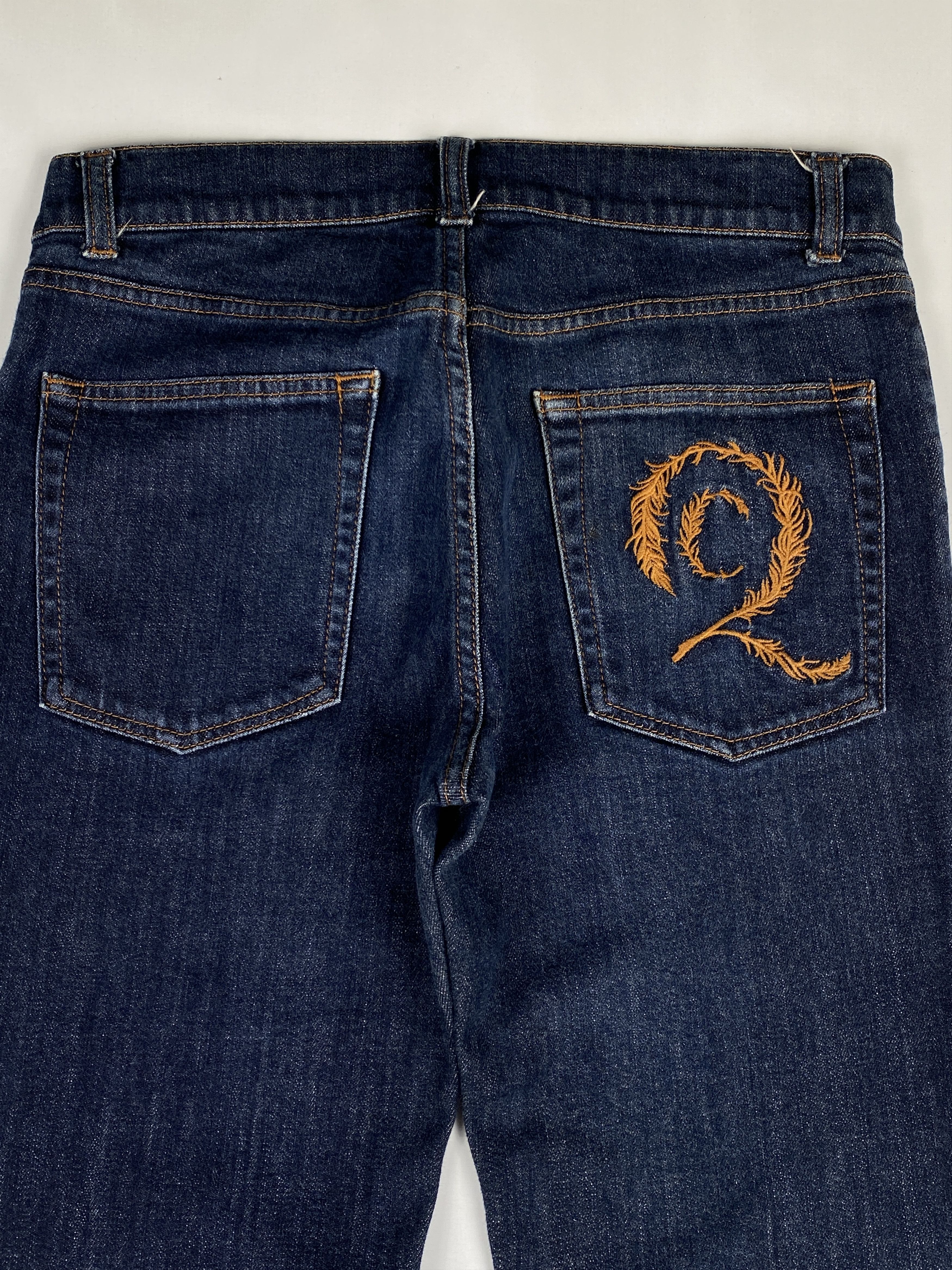 Alexander McQueen "Joyce" Embroidered Logo Denim Jeans Size US 30 / EU 46 - 9 Thumbnail