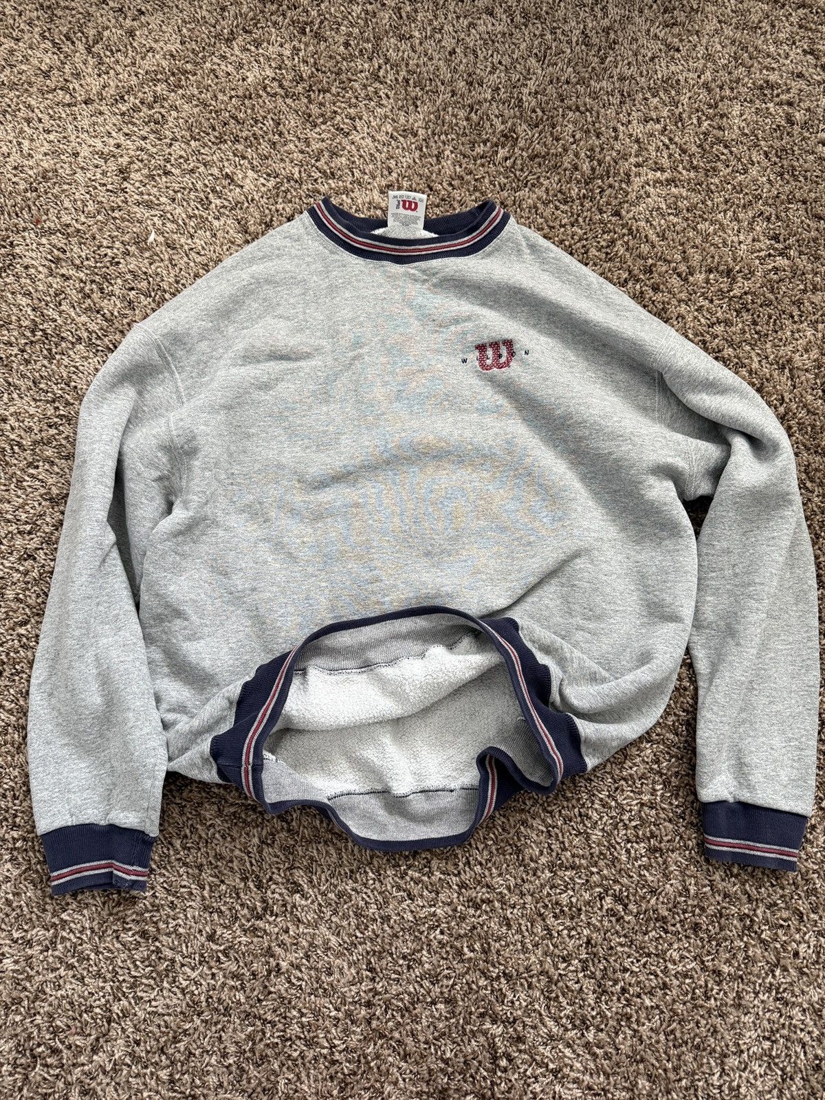 Wilson Vintage distressed crewneck Size US XL / EU 56 / 4 - 1 Thumbnail