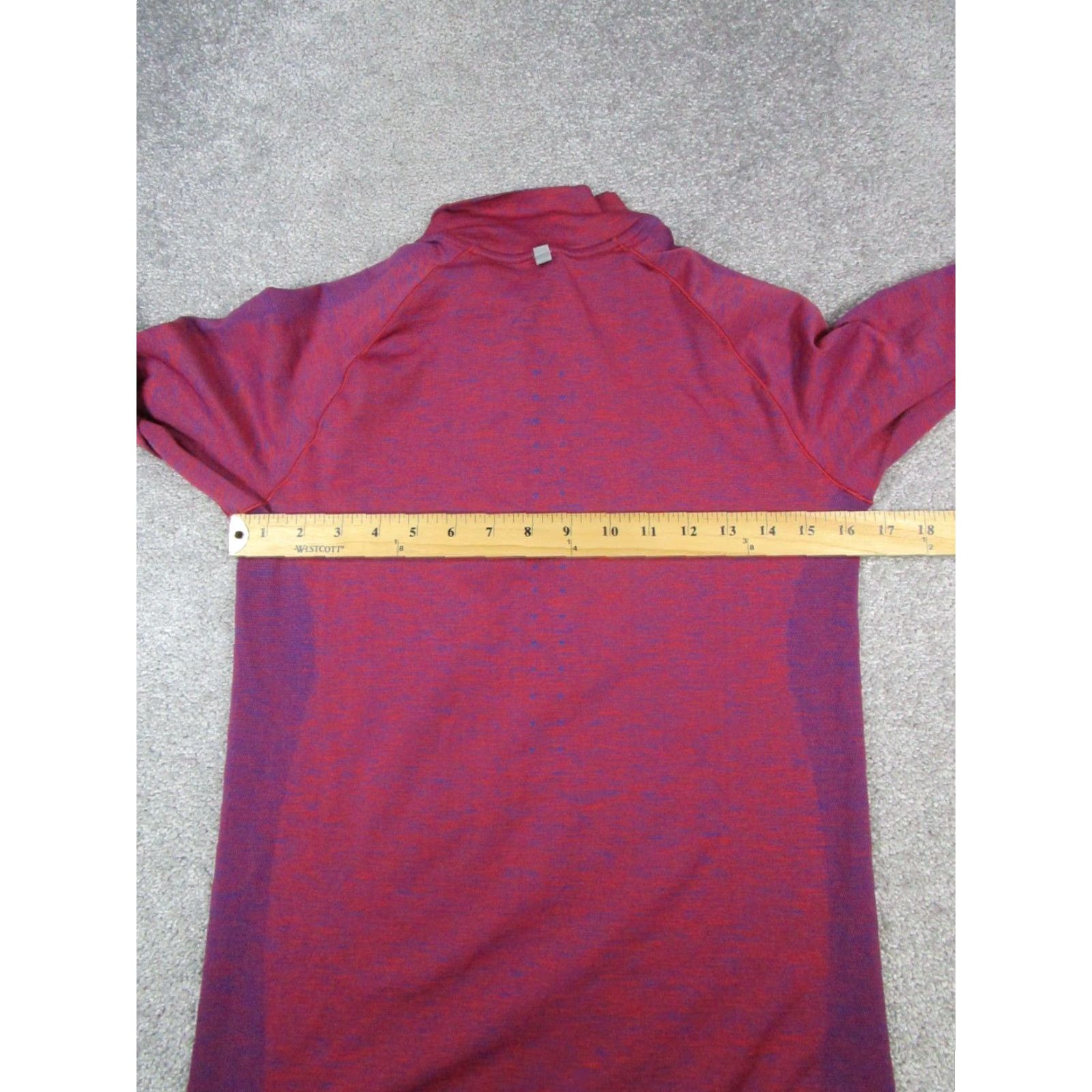 Nike Nike Sweater Womens Medium Red Dri-Fit Running Quarter Zip Size M / US 6-8 / IT 42-44 - 7 Thumbnail