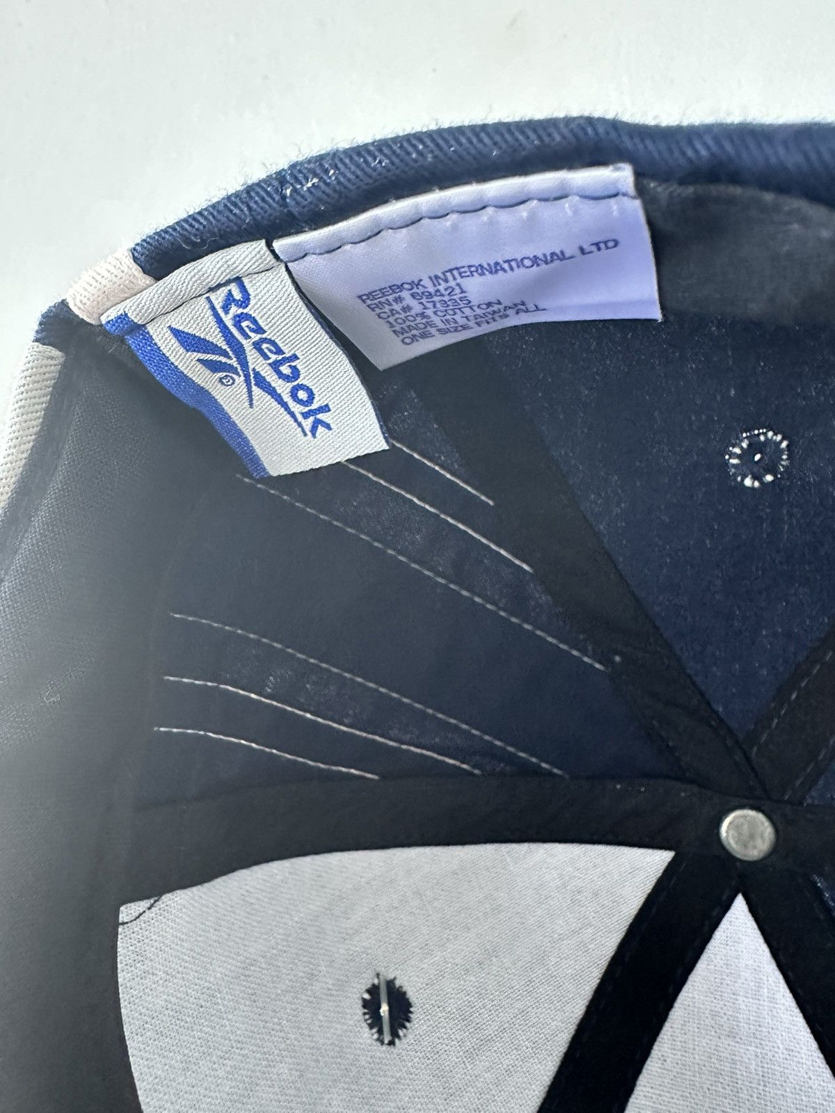 Reebok × Vintage Vintage 90s Reebok Embroidered Logo Hat Cap Size ONE SIZE - 7 Thumbnail