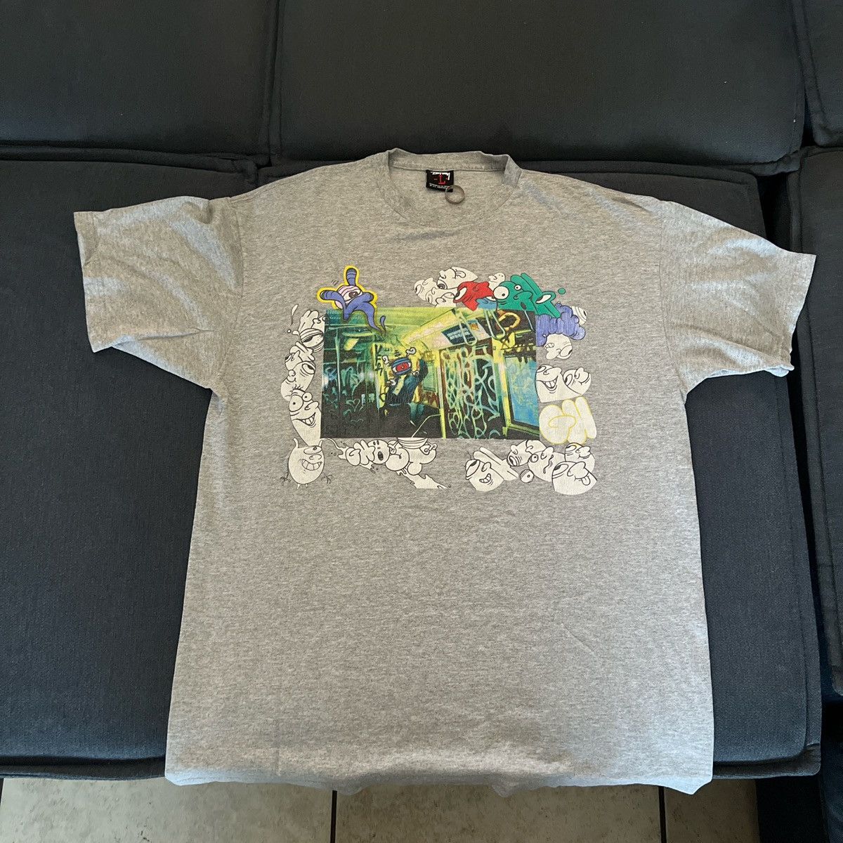 Stussy RARE 2009 Stussy x Ghost T-shirt Size US L / EU 52-54 / 3 - 1 Thumbnail