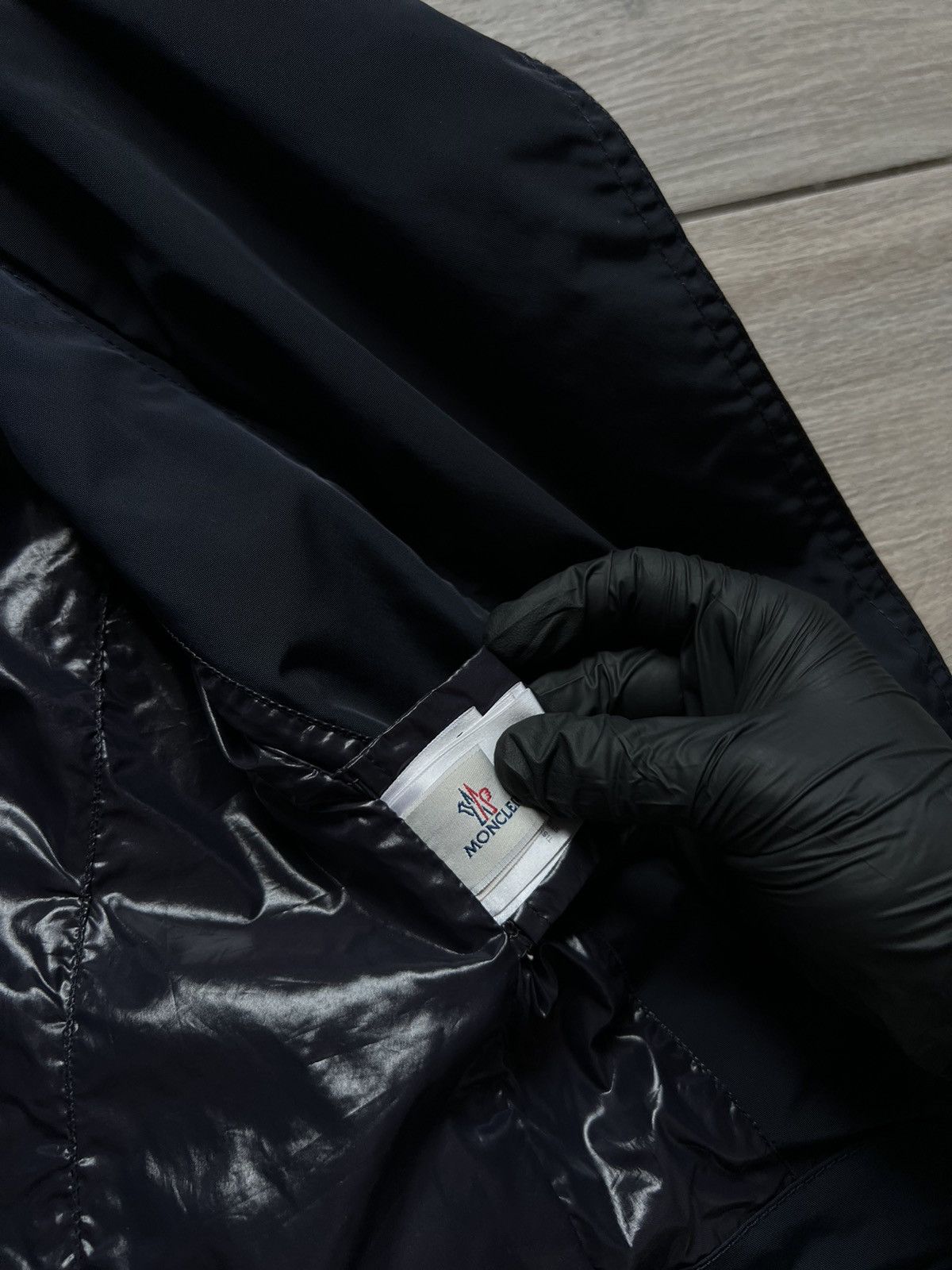 Moncler Moncler Jacket Navy Nylon Biker Chateaubriand Vintage Size S / US 4 / IT 40 - 14 Thumbnail