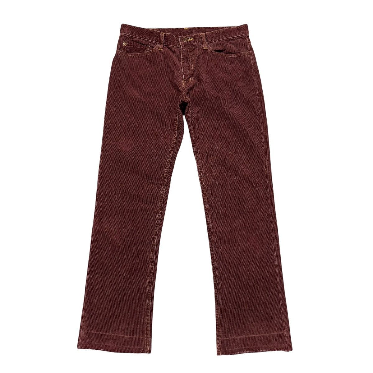 Hysteric Glamour Hysteric Glamour Corduroy Maroon Jeans Size 29" - 2 Thumbnail