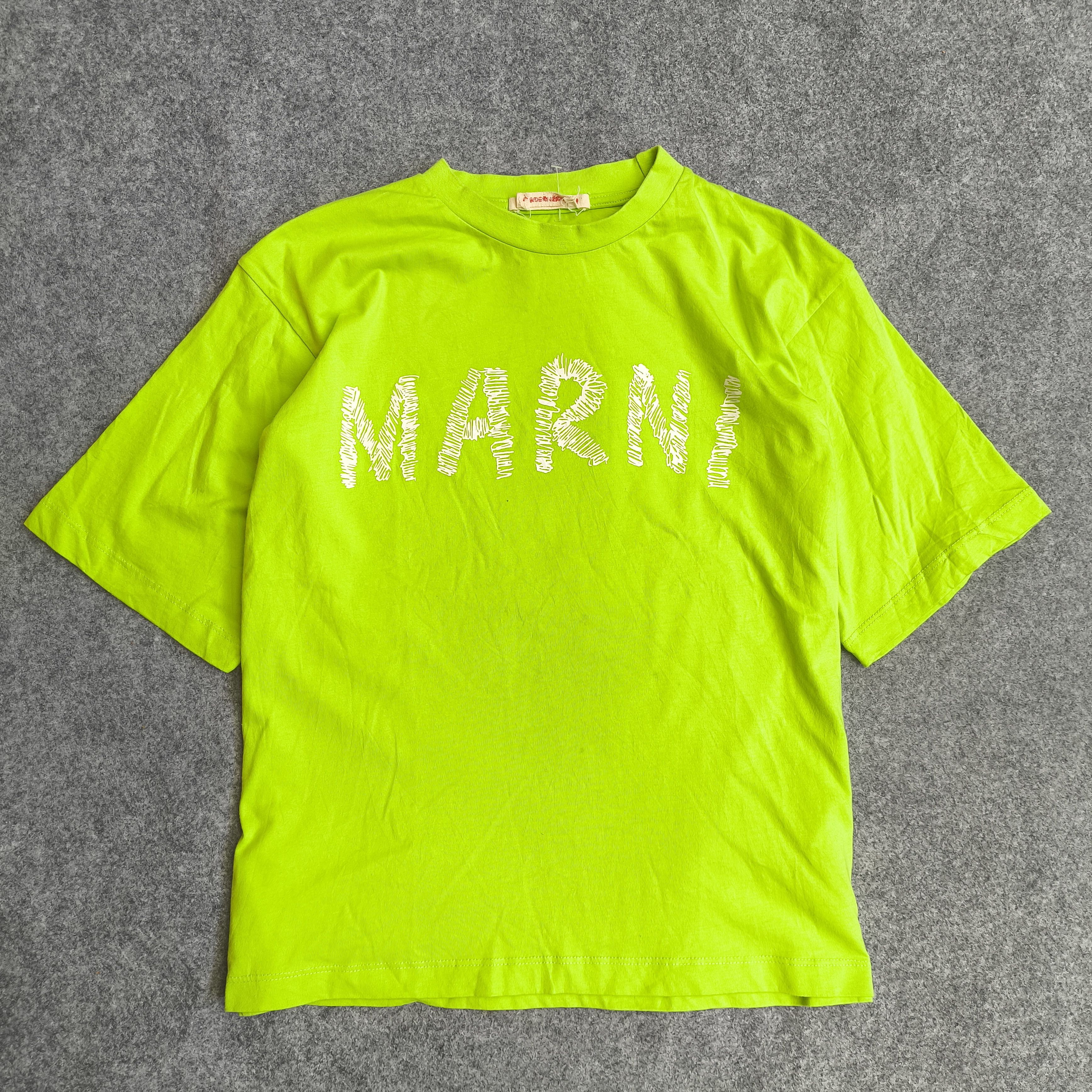 Marni Marni spell out logo t-shirt tees Size M / US 6-8 / IT 42-44 - 1 Thumbnail
