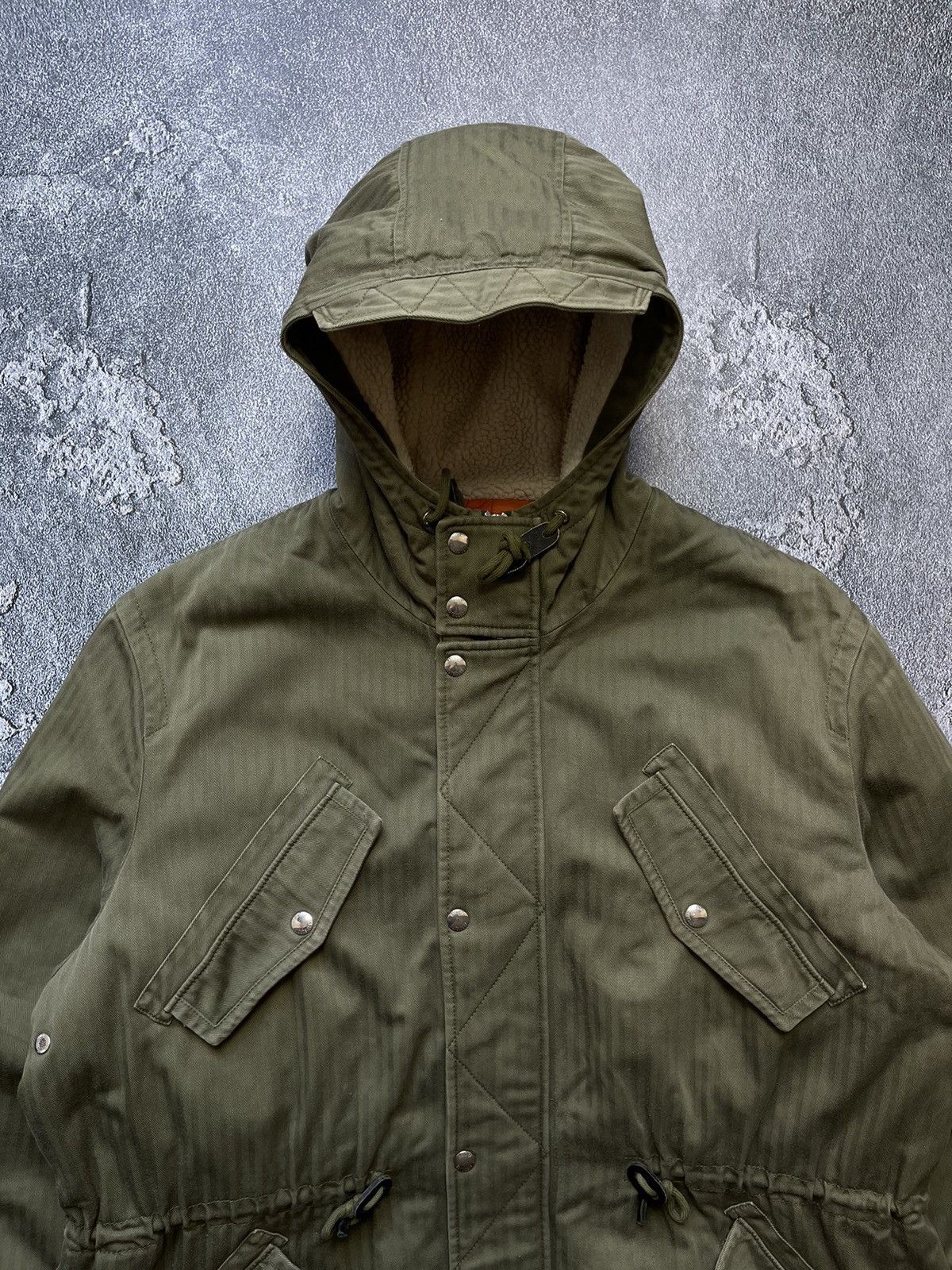 Band Of Outsiders Band of outsiders fw19 stripped parka jacket Size US XL / EU 56 / 4 - 2 Thumbnail
