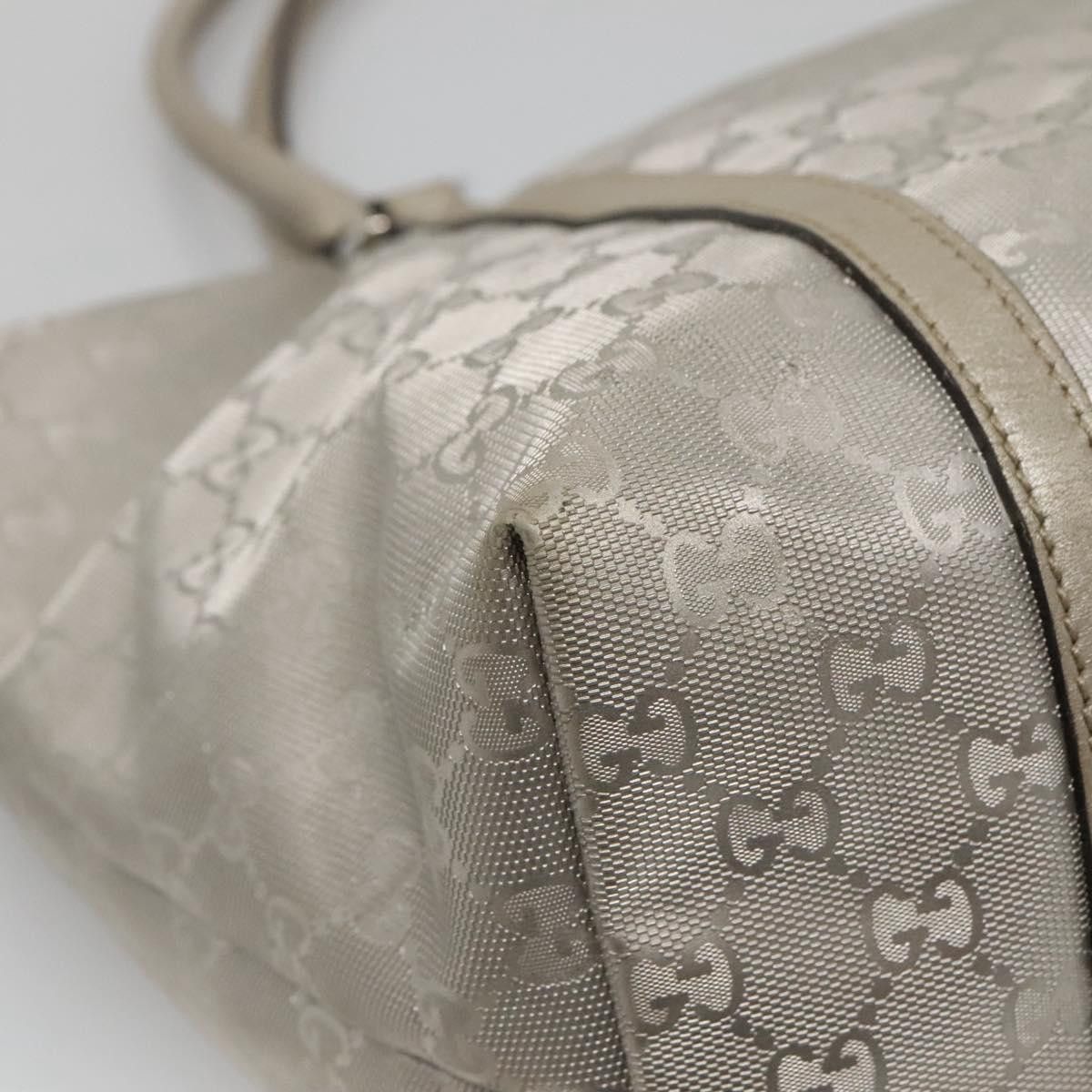 Gucci GUCCI GG Implementation Tote Bag Silver Size ONE SIZE - 13 Thumbnail