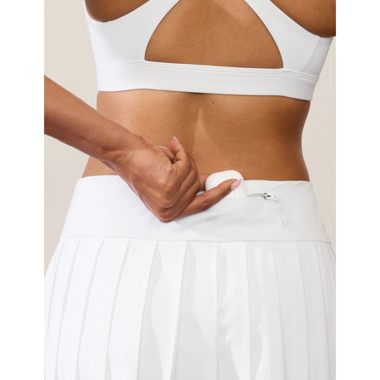 Athleta NWOT Athleta Elevate Skort White SZ Small Size 28" / US 6 / IT 42 - 4 Thumbnail