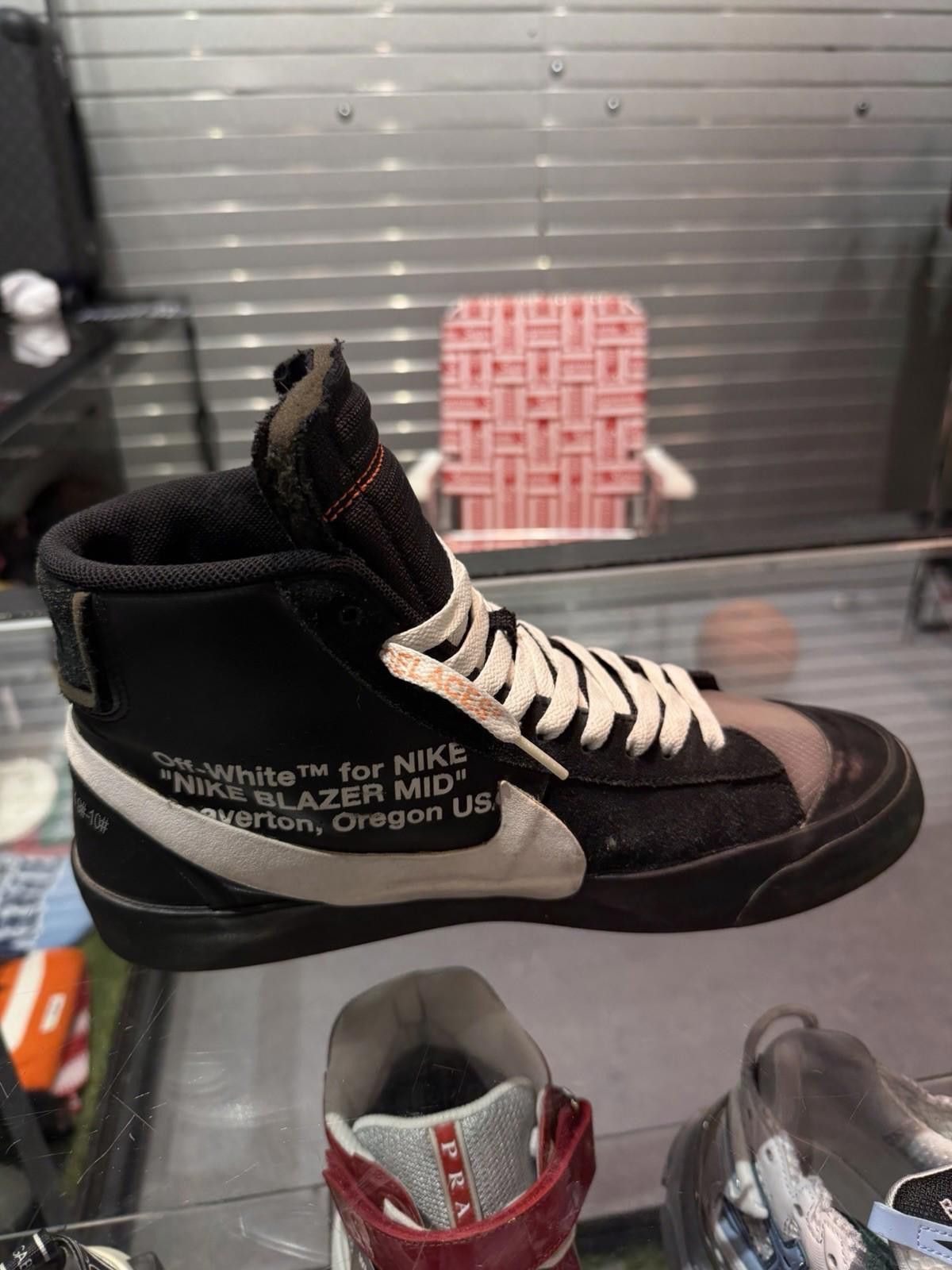 Nike Nike Blazer Mid Off-White Black Grim Reaper 2018 - 10.5 Size US 10.5 / EU 43-44 - 8 Thumbnail