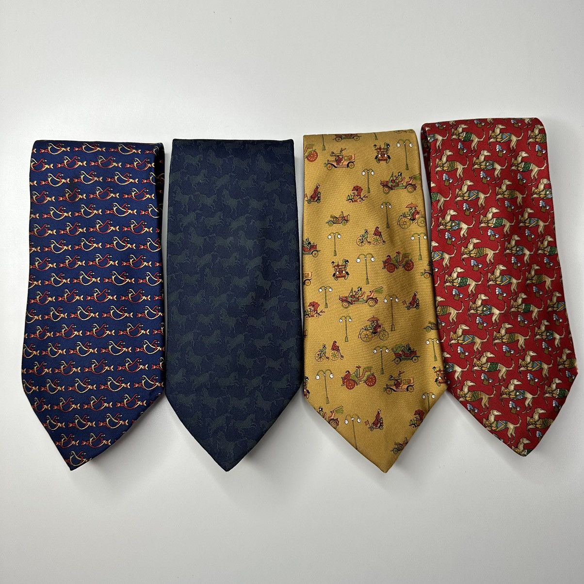 Salvatore Ferragamo Salvatore Ferragamo Luxury Tie Vintage Size ONE SIZE - 9 Thumbnail