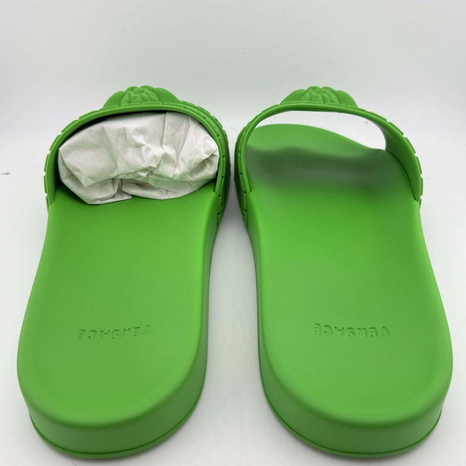 Versace Versace Pool Slide Gomma Lime Green 44 New with Box Size US 11 / EU 44 - 5 Thumbnail