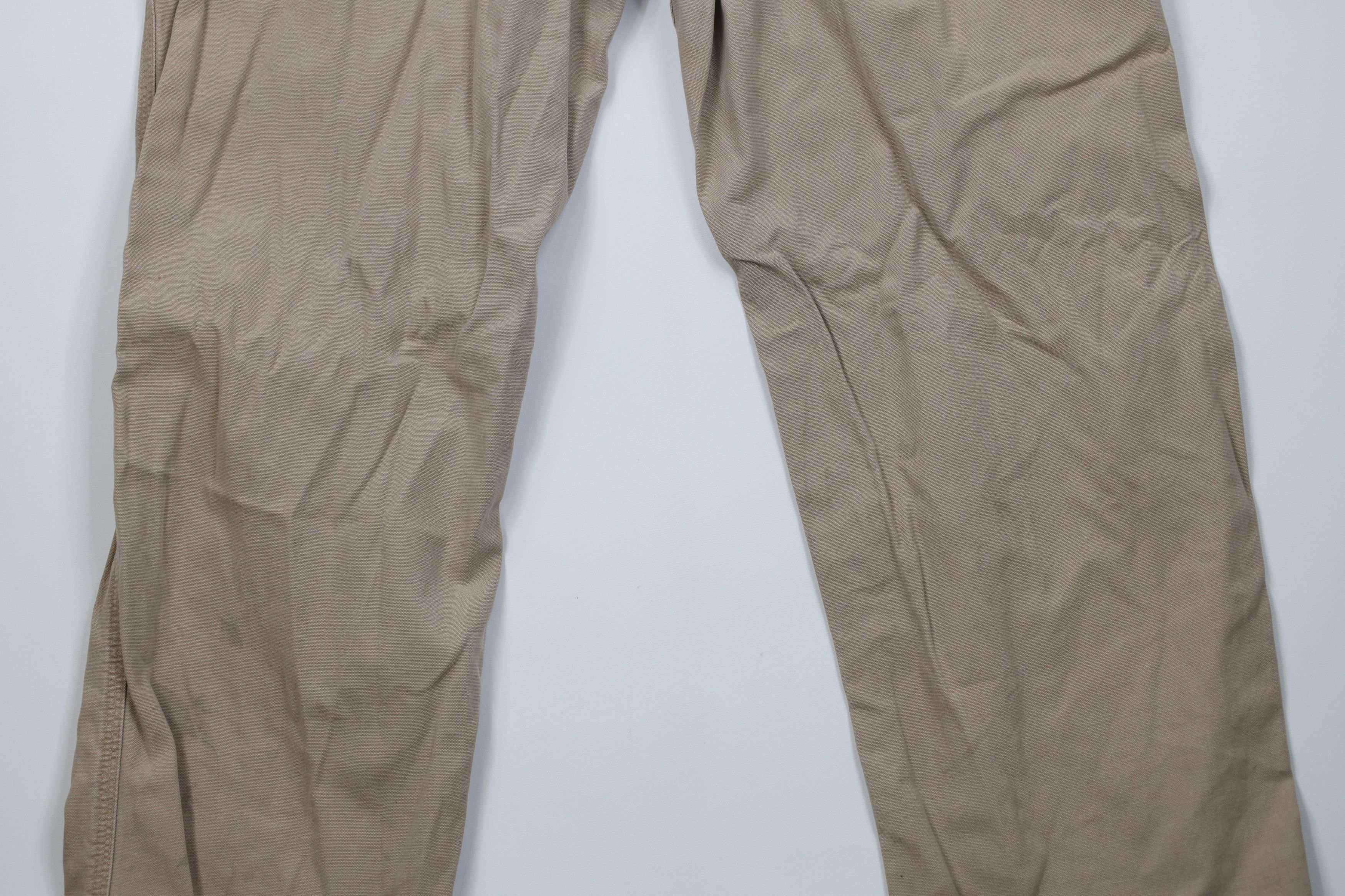 Carhartt Vintage Carhartt Spell Out Wide Leg Dungaree Pants Khaki Size US 38 / EU 54 - 13 Thumbnail