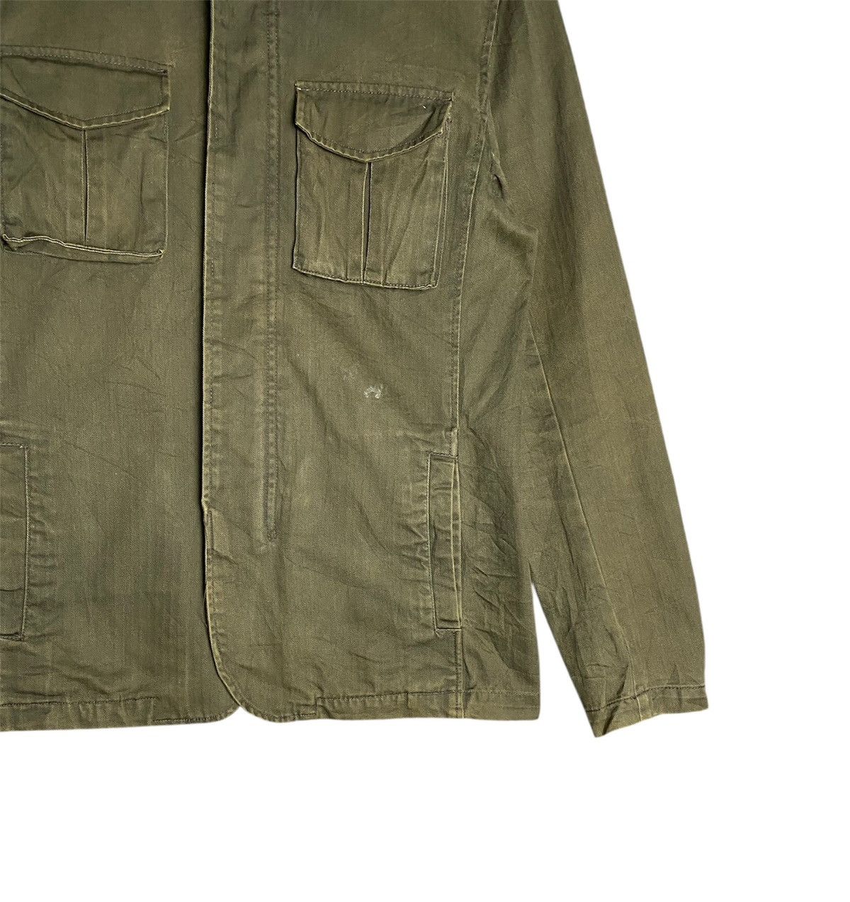 Japanese Brand Espeara Tartan HBT Military Jacket Size US L / EU 52-54 / 3 - 3 Thumbnail