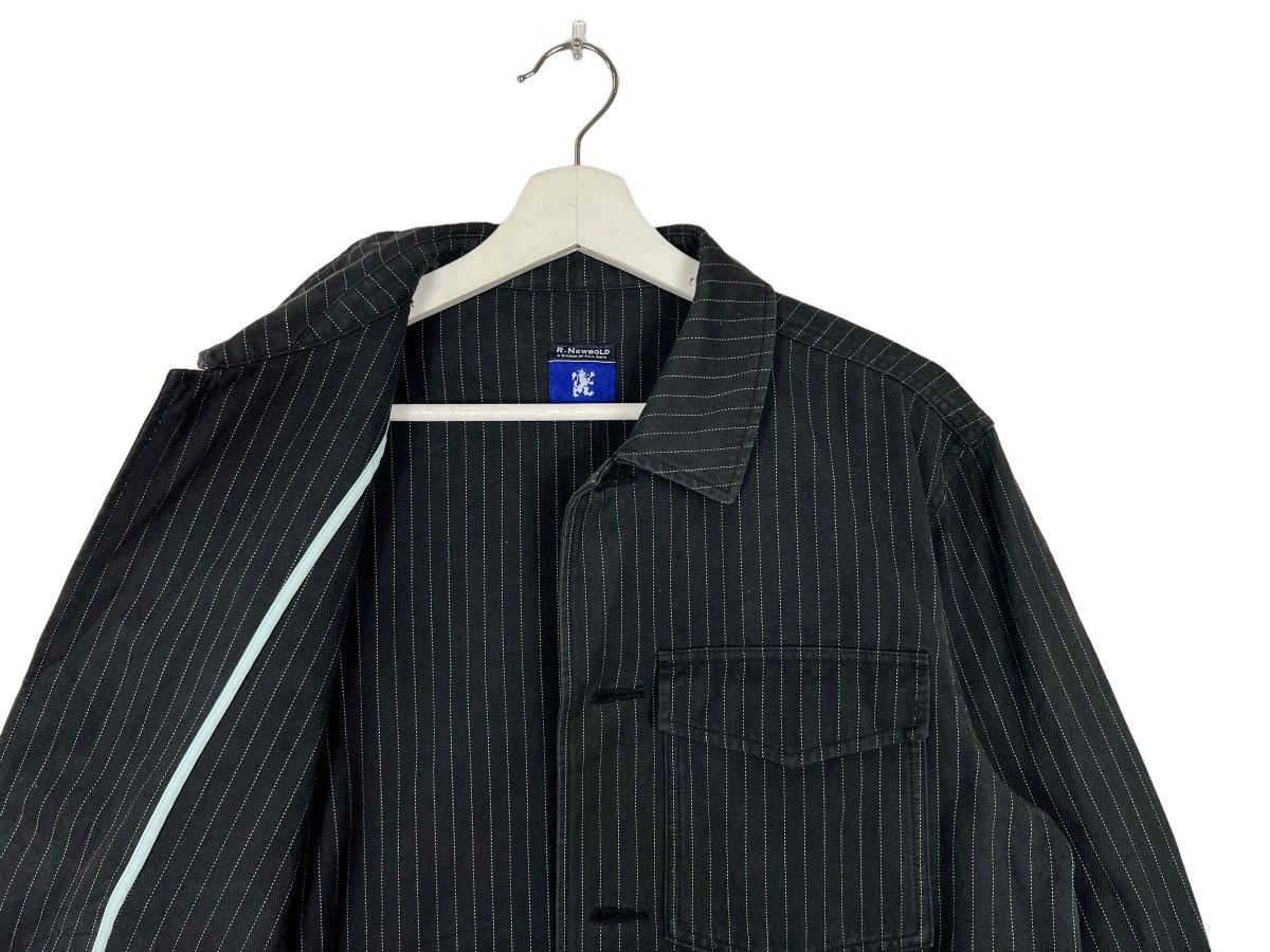 R.Newbold 🔥 R NEWBOLD PIN STRIPE CHORE JACKET Size US L / EU 52-54 / 3 - 10 Thumbnail