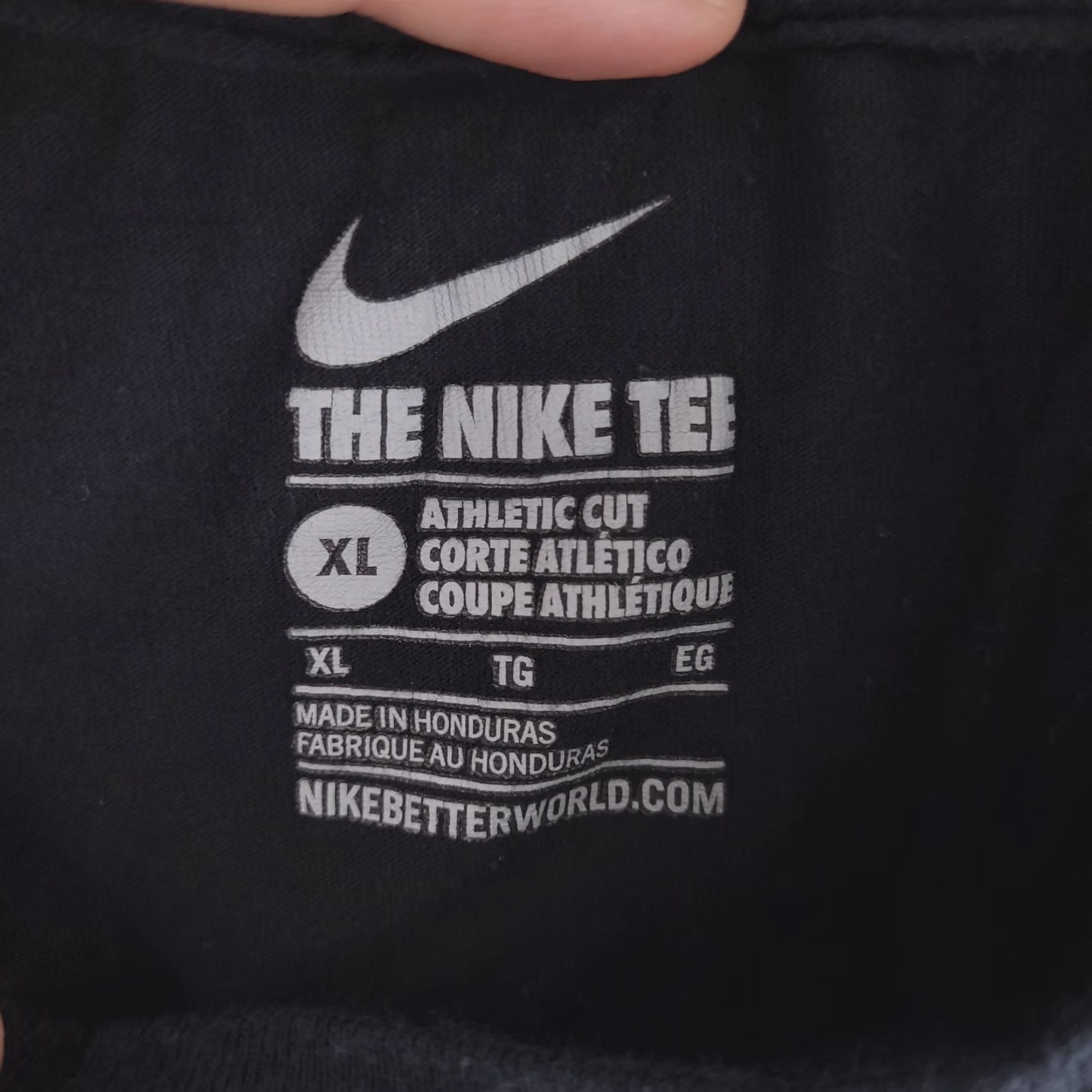 Nike Nike Shirt Mens Large Black Short Sleeve Crewneck Just Do It Logo Size US L / EU 52-54 / 3 - 5 Thumbnail