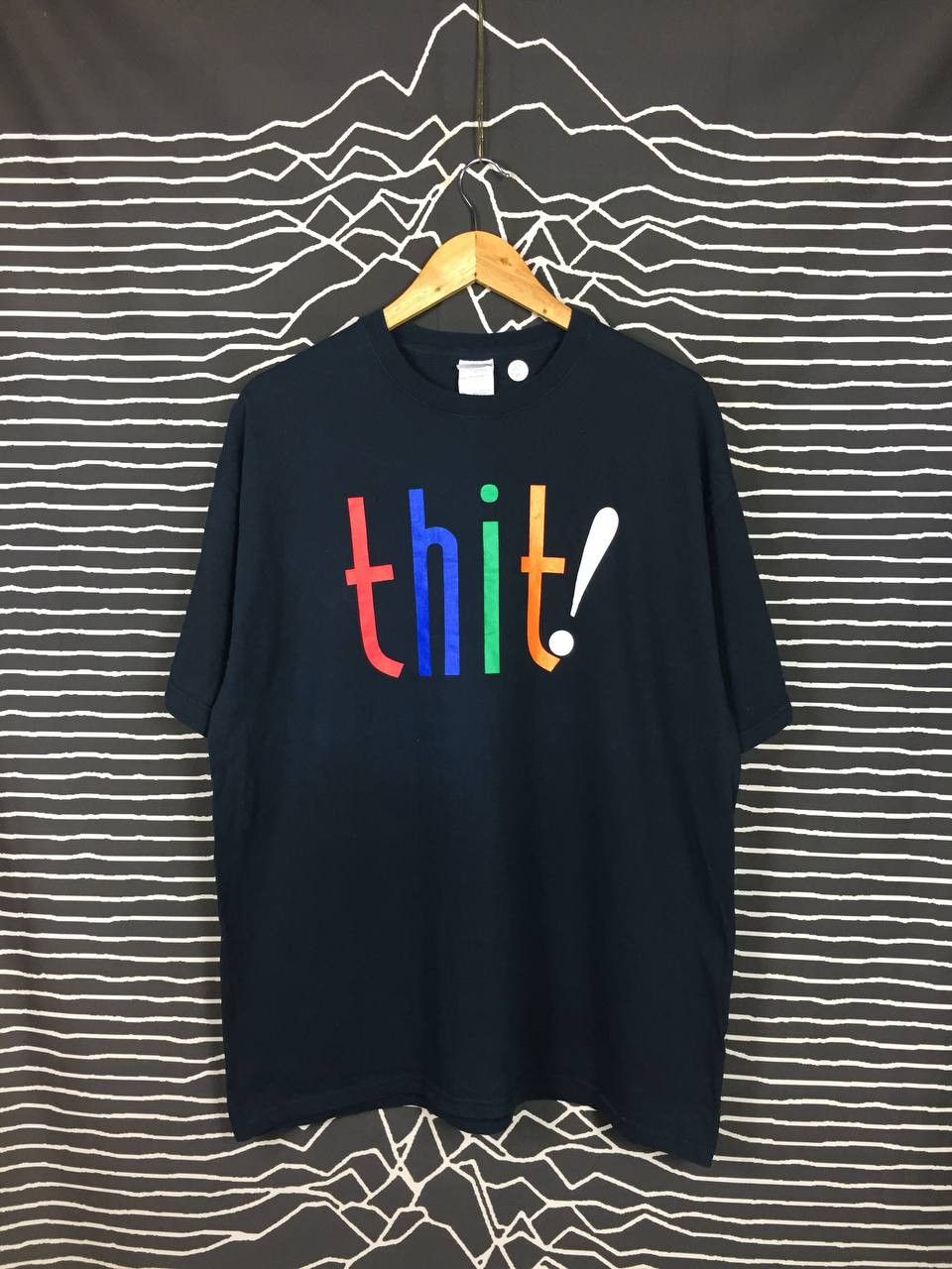 Vintage Vtg thit! Community Pop Culture Logo Graphic Tee Size US XL / EU 56 / 4 - 1 Thumbnail