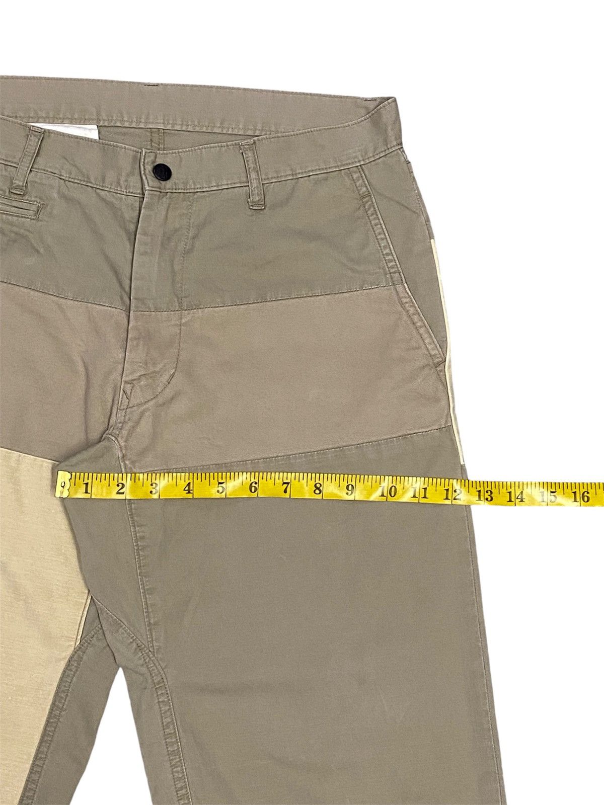 Mountain Research Mountain Research 535 Patchwork Cropped Pants Size US 30 / EU 46 - 14 Thumbnail