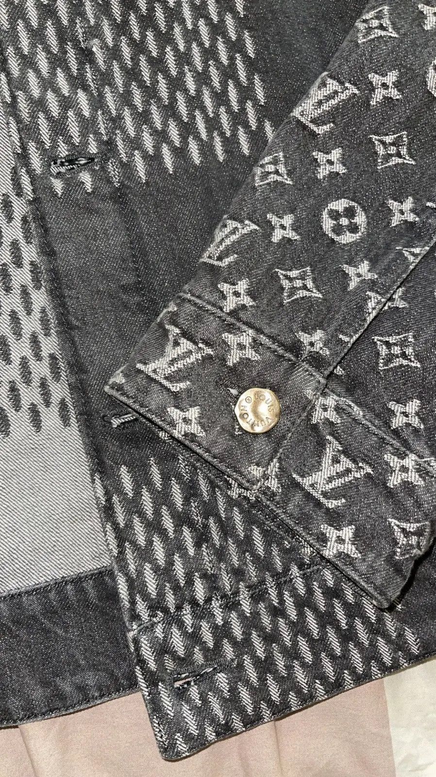 Louis Vuitton × Nigo Louis Vuitton x Nigo Denim Jacket Size US L / EU 52-54 / 3 - 7 Thumbnail