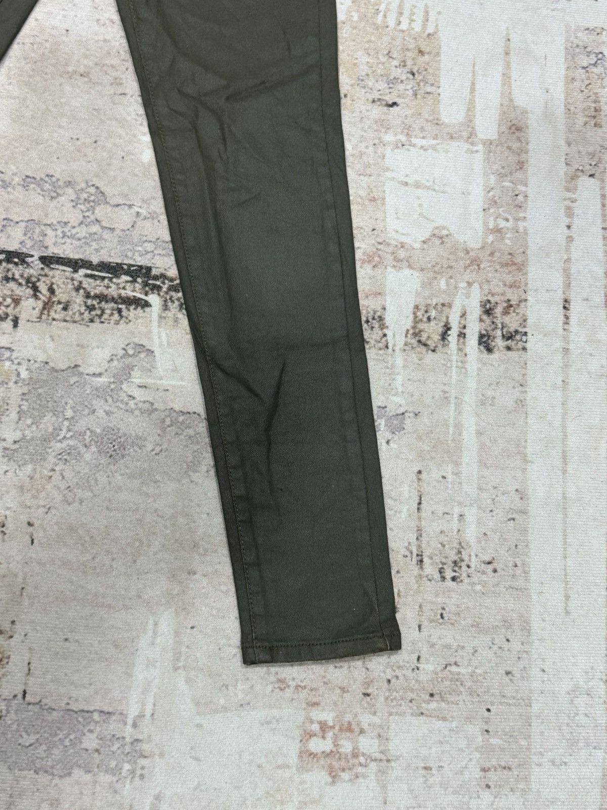 Acne Studios ACNE studio - skinny wax military green jeans Size 30" / US 8 / IT 44 - 3 Thumbnail