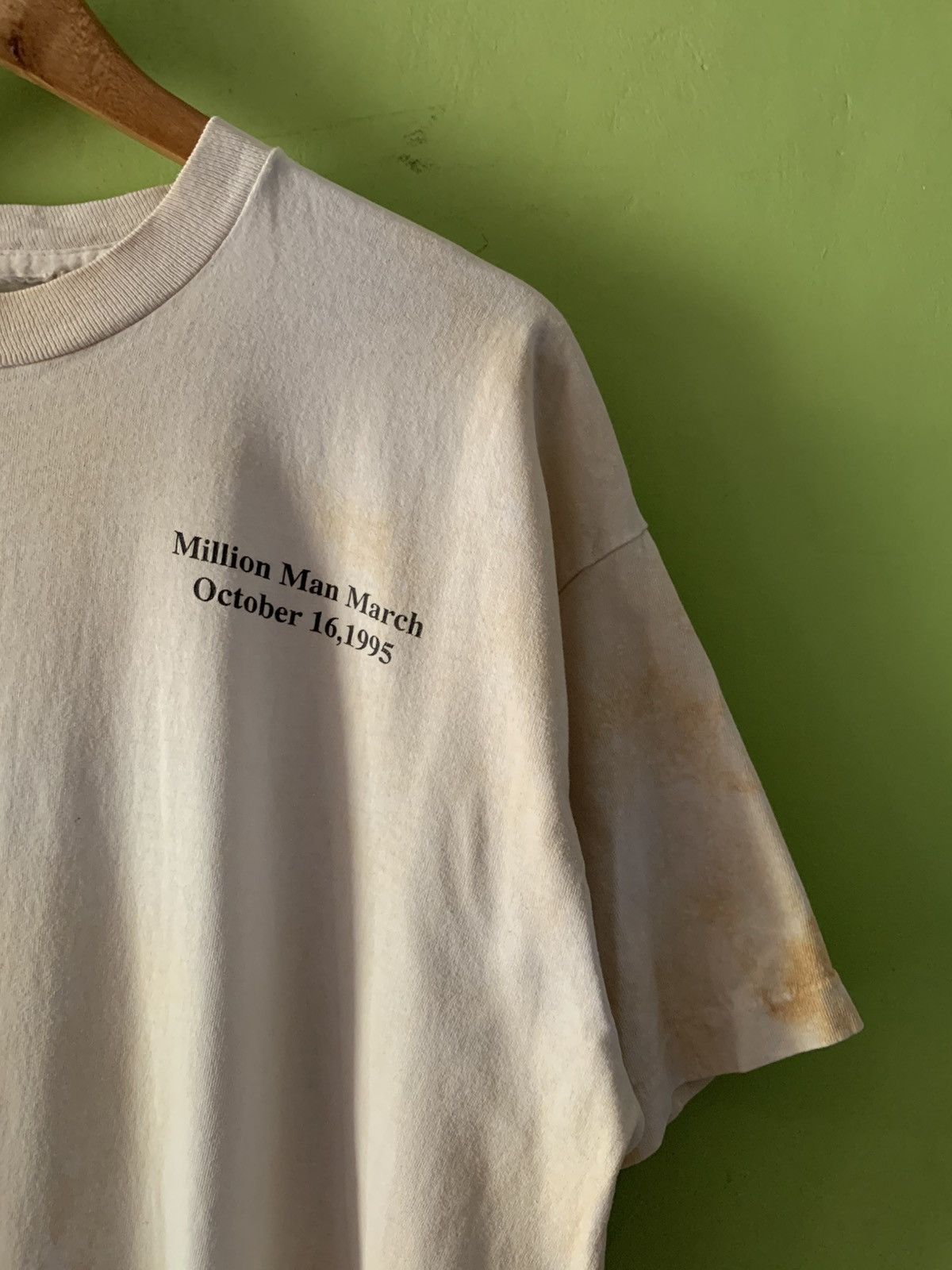 Other Vintage 1995 Million Man March historical tee Size US XL / EU 56 / 4 - 1 Thumbnail