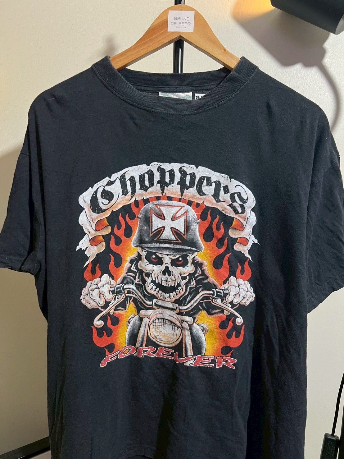 Vintage × West Coast Choppers Vintage Chopper Ghost Rider Forever Biker shirt bnz03 Size US M / EU 48-50 / 2 - 3 Thumbnail