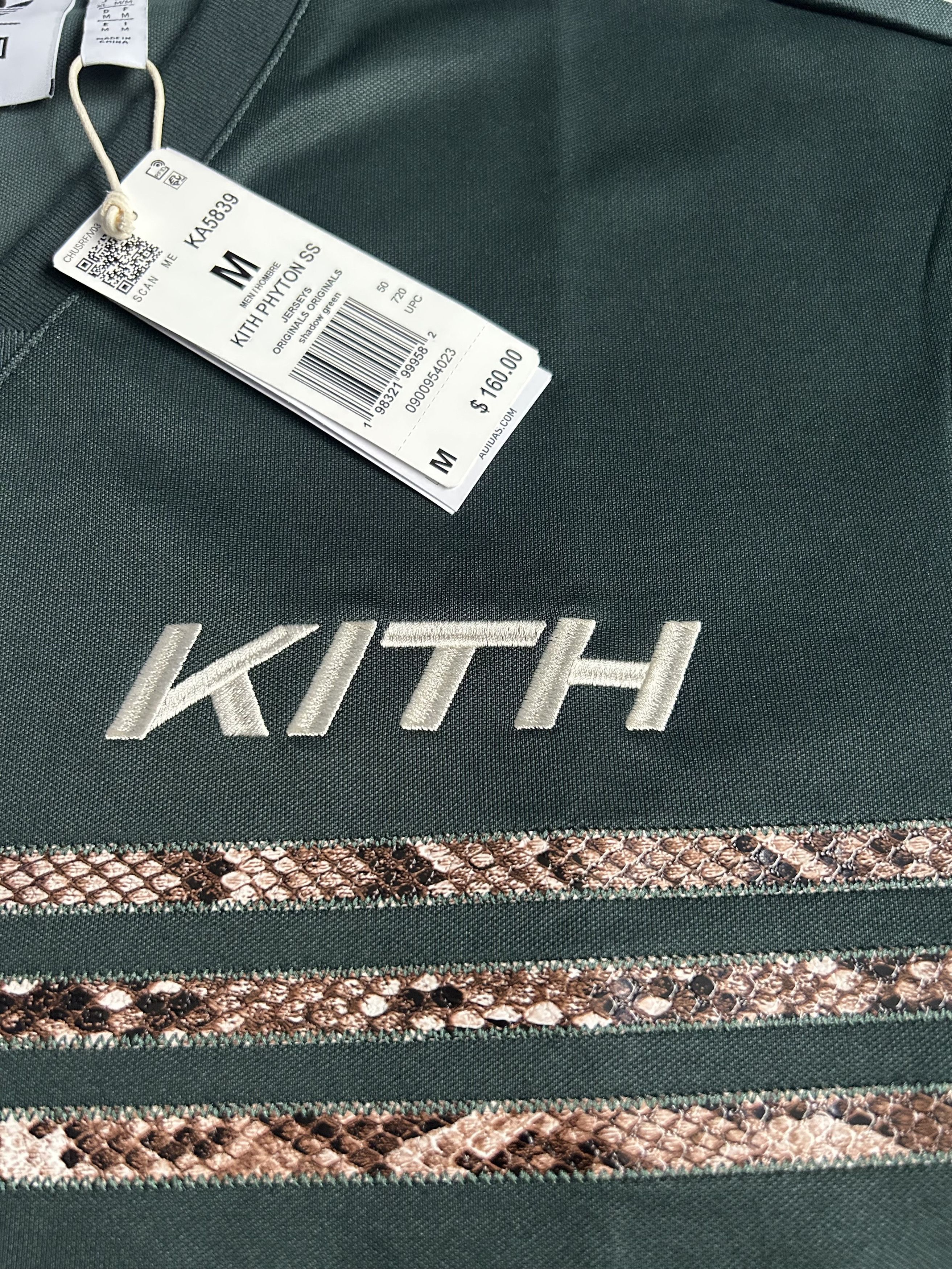 Adidas × Kith Kith x Adidas Football Python Jersey (NWT) — Size Medium Size US M / EU 48-50 / 2 - 9 Thumbnail