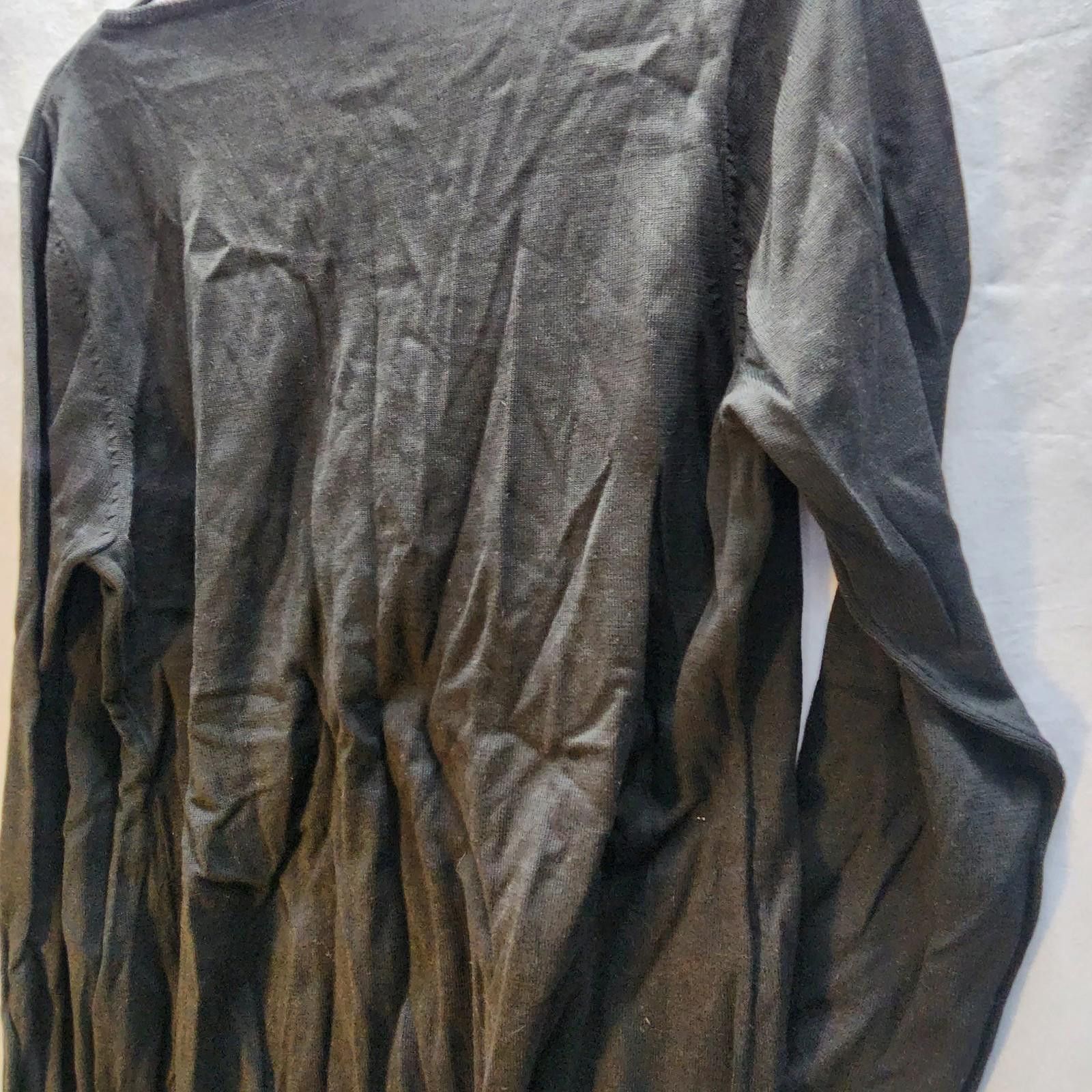 Designer Wrap London Silk Blend Long Sleeve Layered Top Size 12 Size XL / US 12-14 / IT 48-50 - 8 Thumbnail