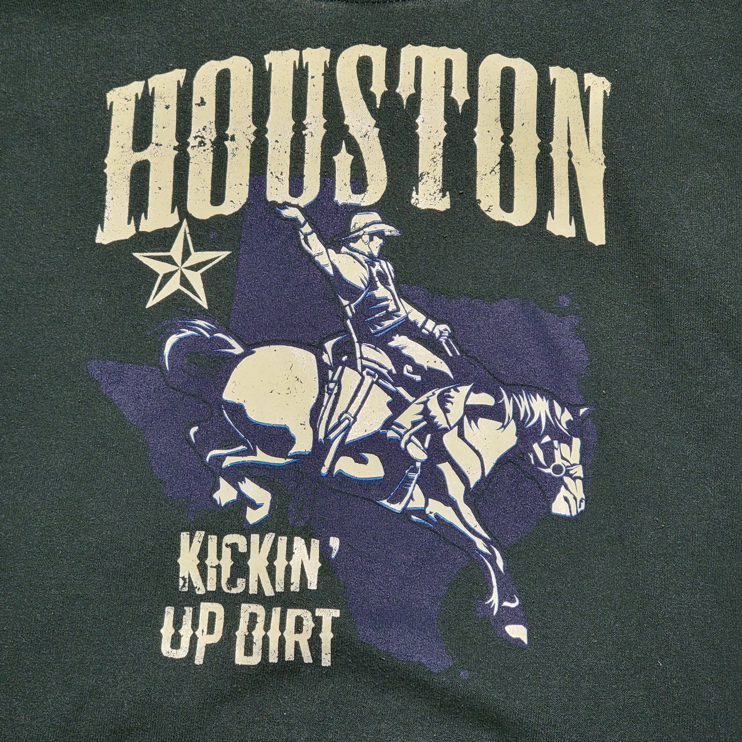 Gildan Houston LS Pullover Hoodie "Kickin" Up Dirt - Size Medium Size M / US 6-8 / IT 42-44 - 2 Thumbnail