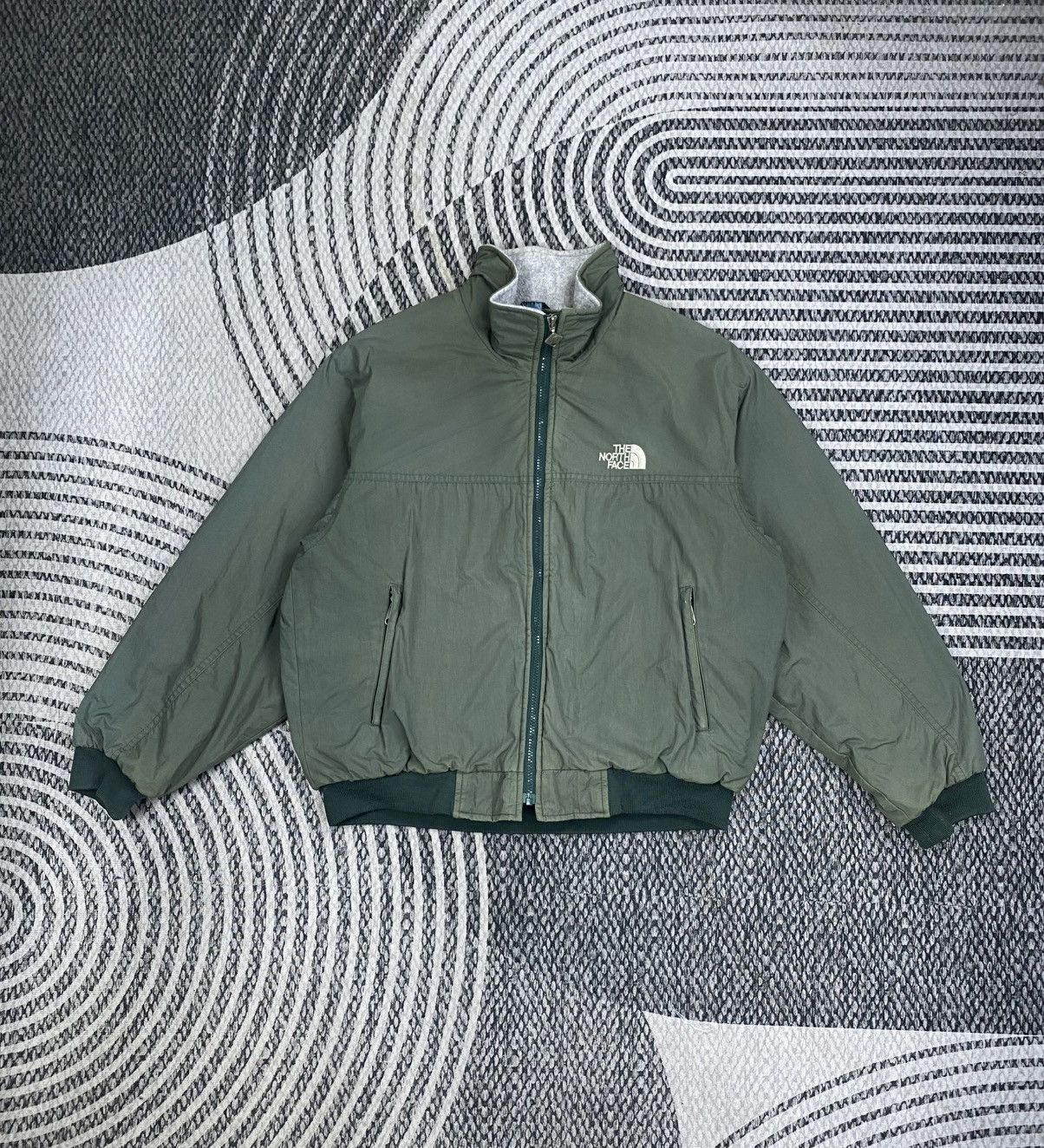 The North Face 🔥Vintage 90s The North Face Reversible Bomber Jacket Size US M / EU 48-50 / 2 - 1 Thumbnail