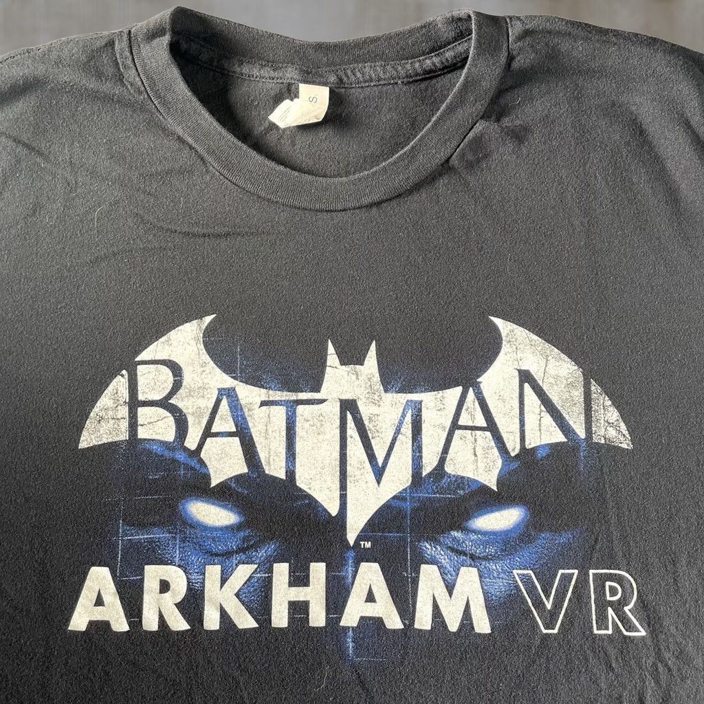 Vintage BATMAN Shirt Mens Large Rocksteady Promo Warner Bros DC Comics VR Black Cotton Size US L / EU 52-54 / 3 - 1 Thumbnail