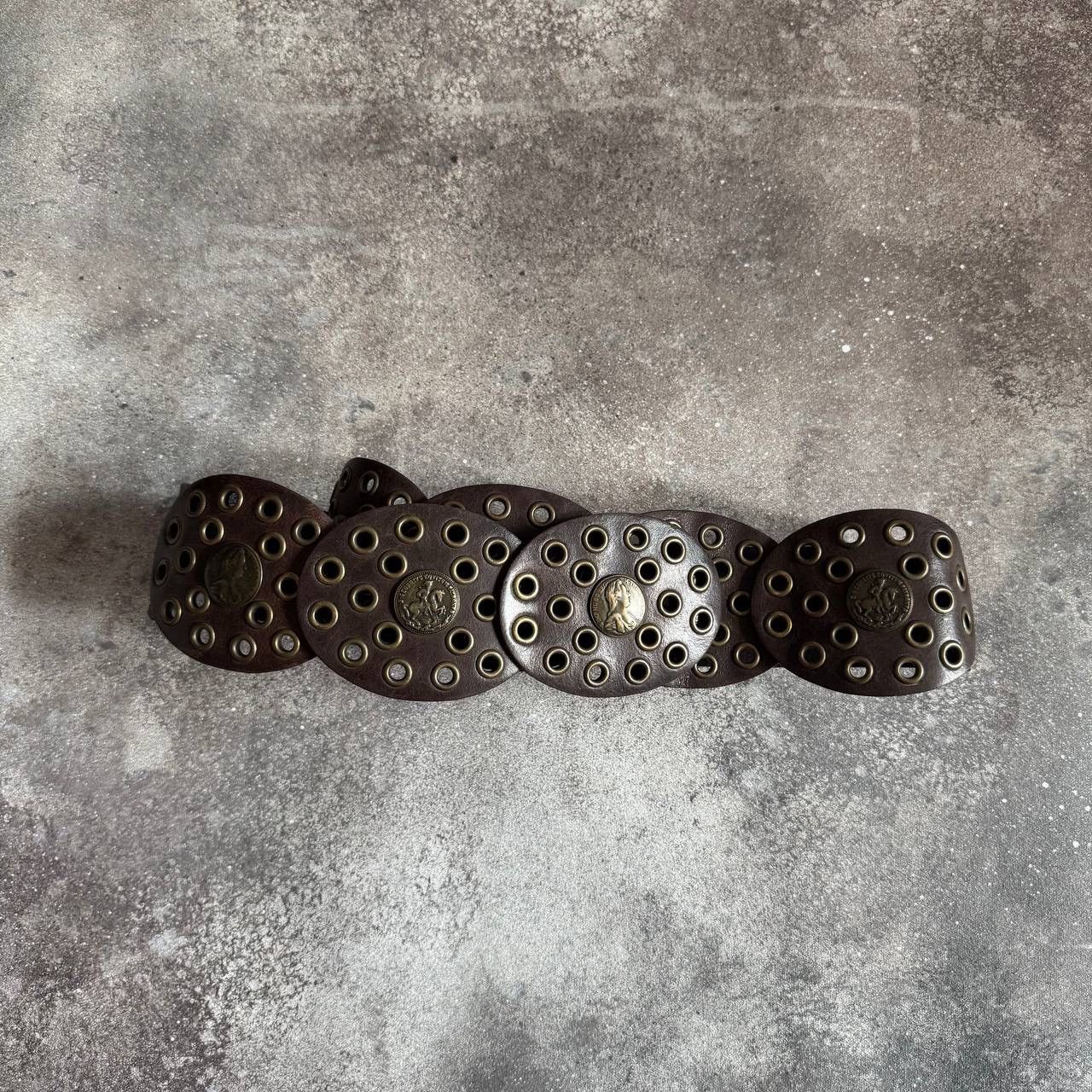 Vintage Vintage Western Boho Style Wide Leather Belt Size ONE SIZE - 2 Thumbnail