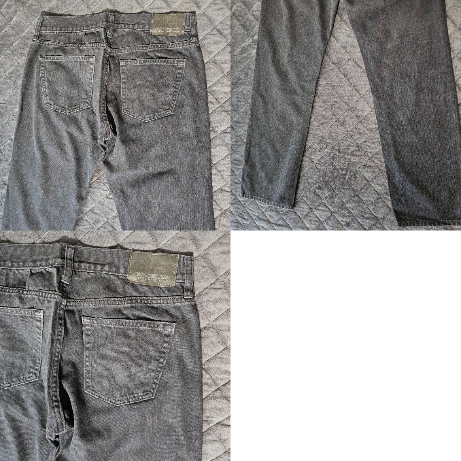 Old Navy Old Navy Premium Denim Jeans 30x30 Mens Mid Rise Slim Straight Dark Wash Blue Size US 30 / EU 46 - 8 Thumbnail