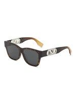 Fendi o1loc1c0824 Size: OS/ Lock Sunglasses in Brown Size ONE SIZE - 1 Preview