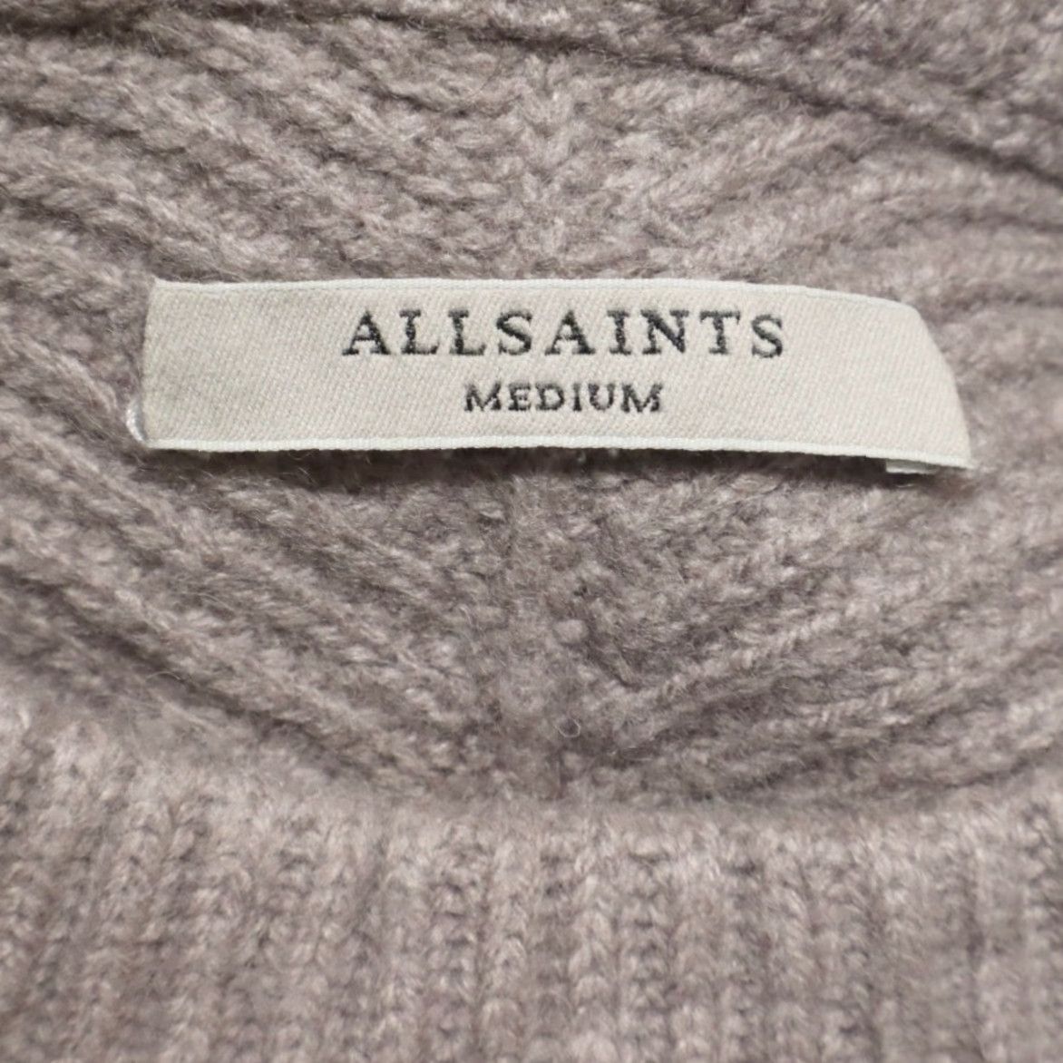 Allsaints Allsaints Patty Jumper Wool Blend Cream Women's M Sweater Shirt Size M / US 6-8 / IT 42-44 - 5 Thumbnail